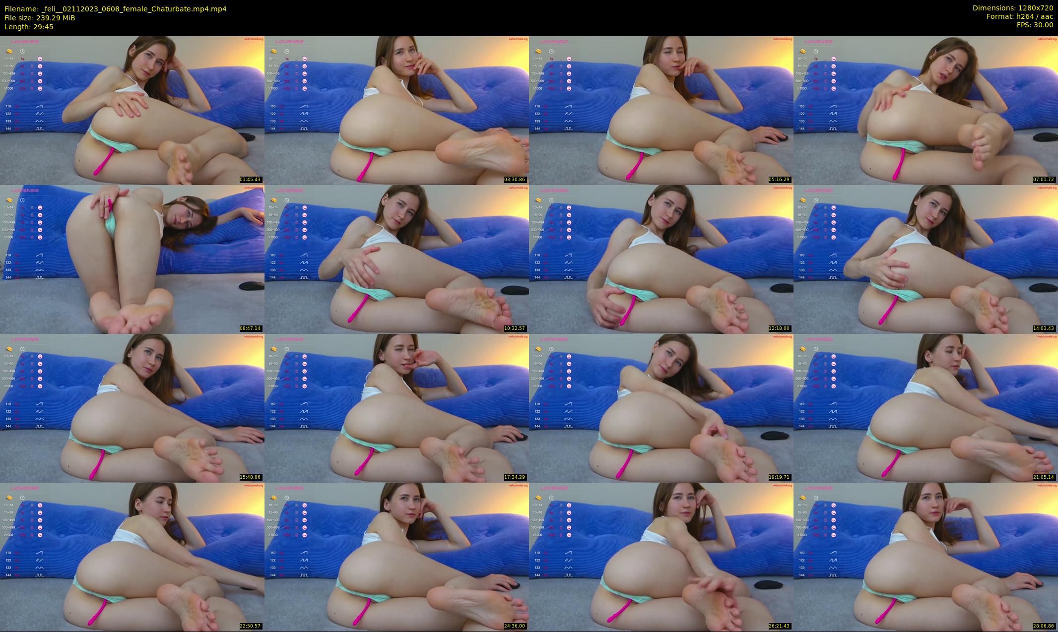 _feli_ — 30 minute Chaturbate female cam show recording, 720p, Nov 2, 2023