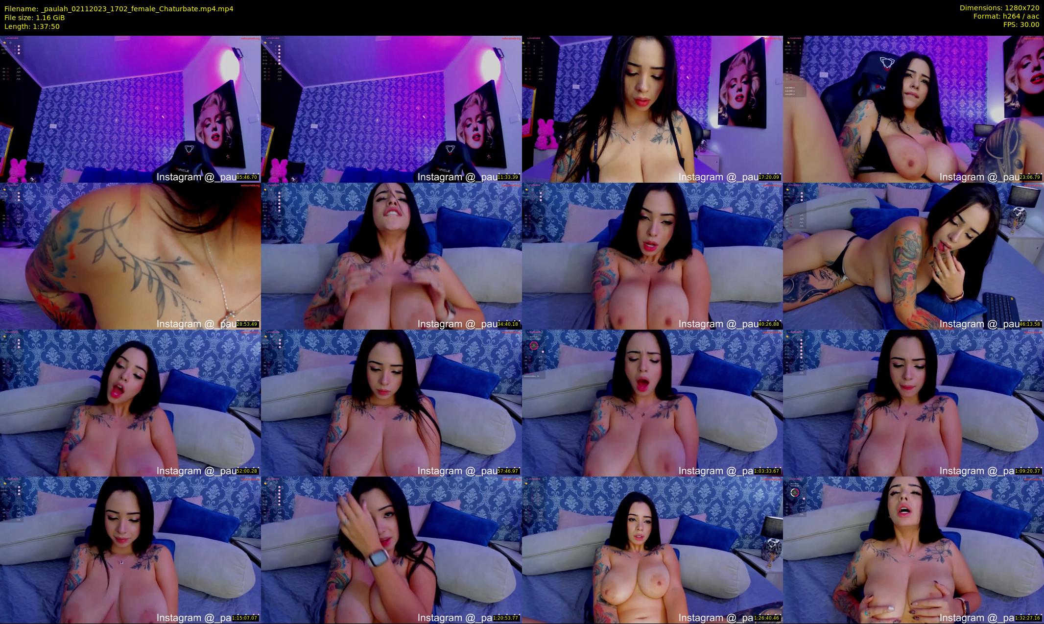 _paulah — 98 minute Chaturbate female cam show recording, 720p, Nov 2, 2023