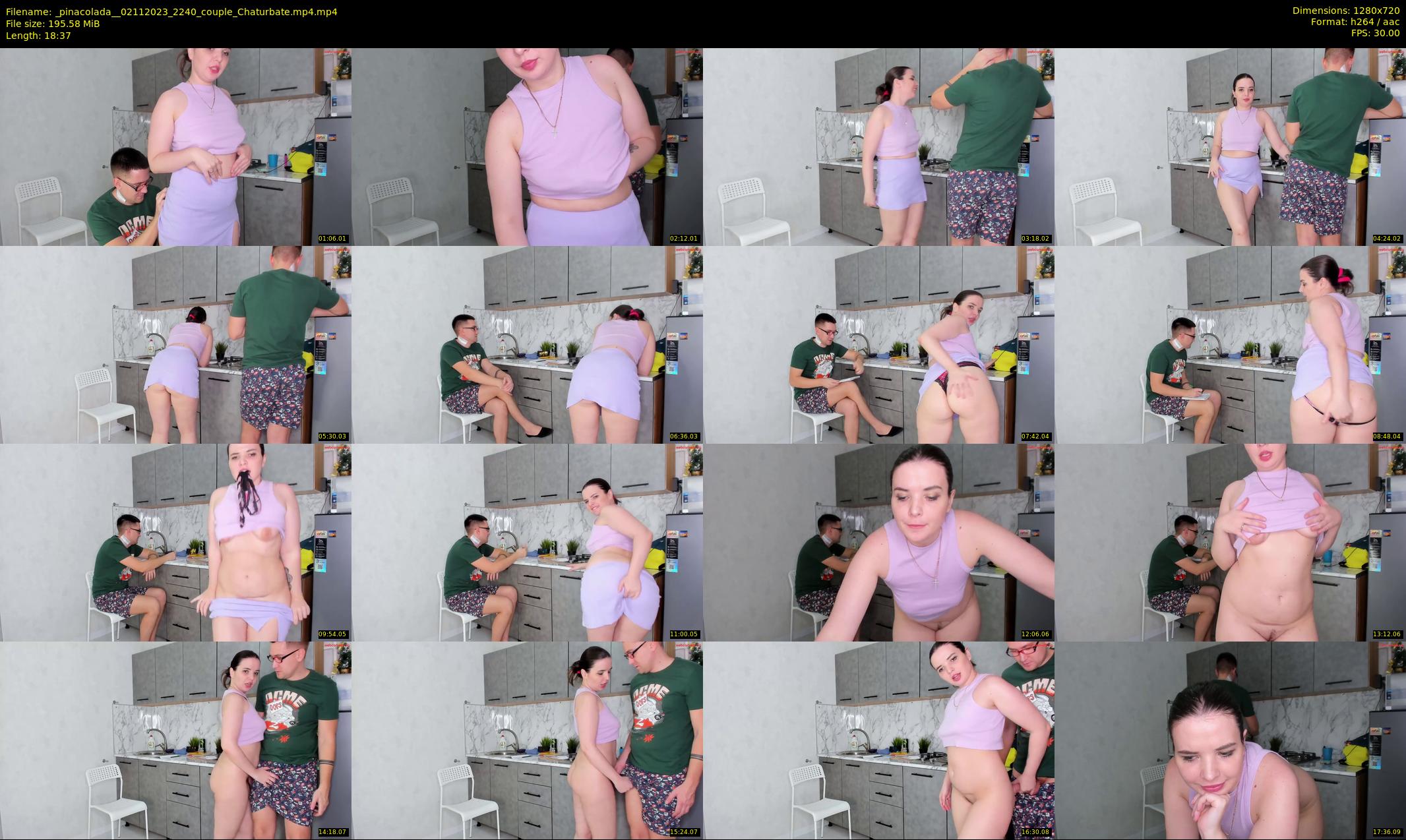 _pinacolada_ — 19 minute Chaturbate couple cam show recording, 720p, Nov 2, 2023