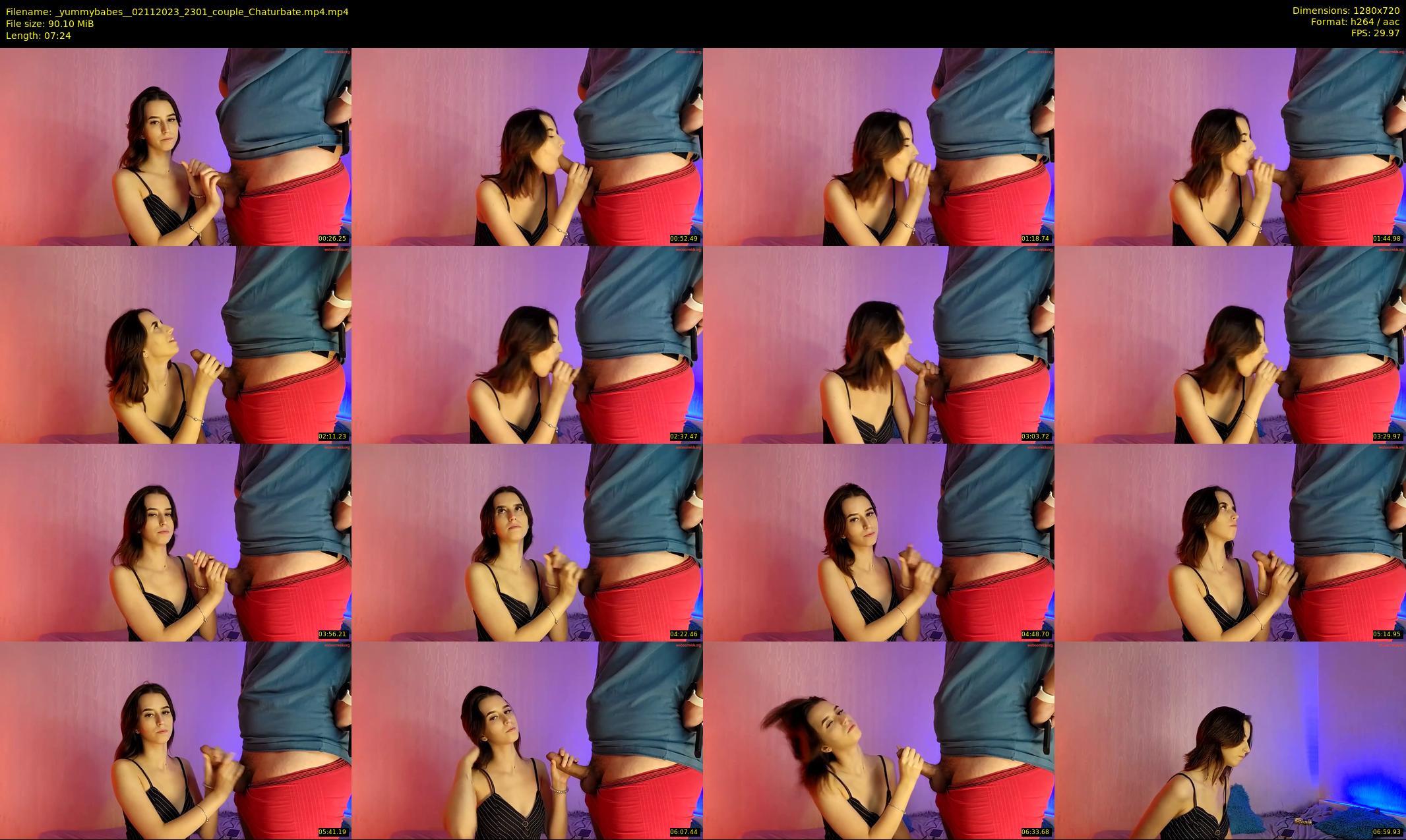 _yummybabes_ — 8 minute Chaturbate couple cam show recording, 720p, Nov 2, 2023