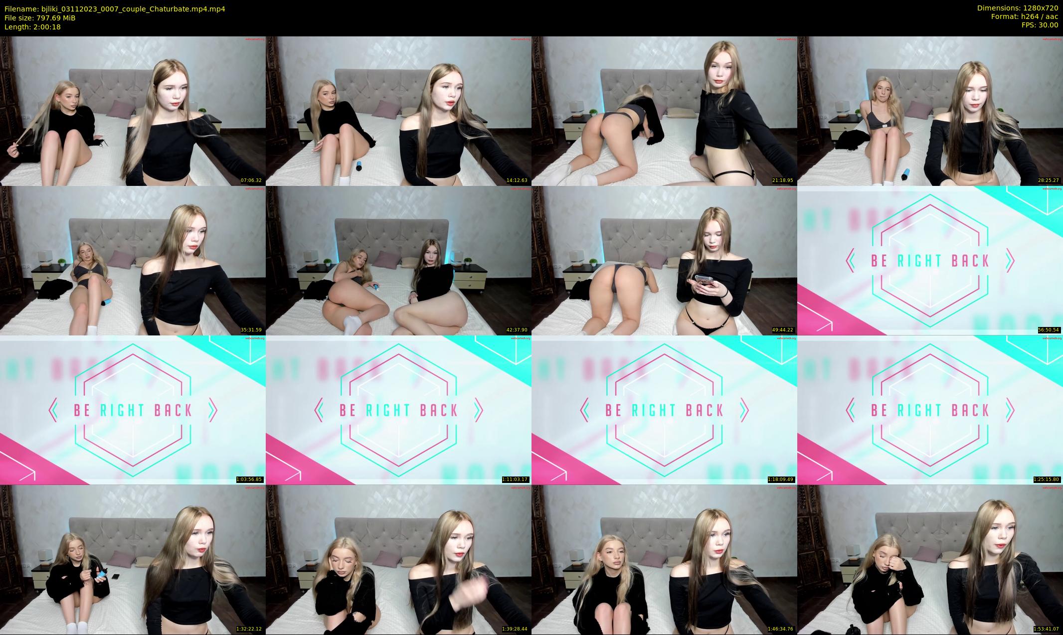 bjliki — 121 minute Chaturbate couple cam show recording, 720p, Nov 3, 2023