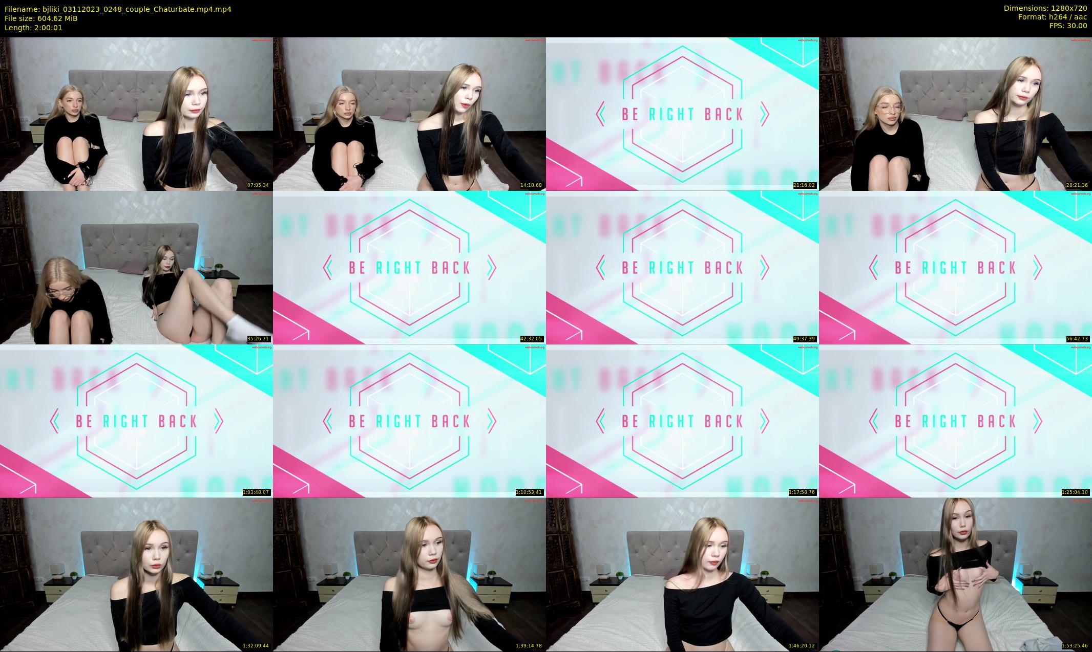 bjliki — 121 minute Chaturbate couple cam show recording, 720p, Nov 3, 2023