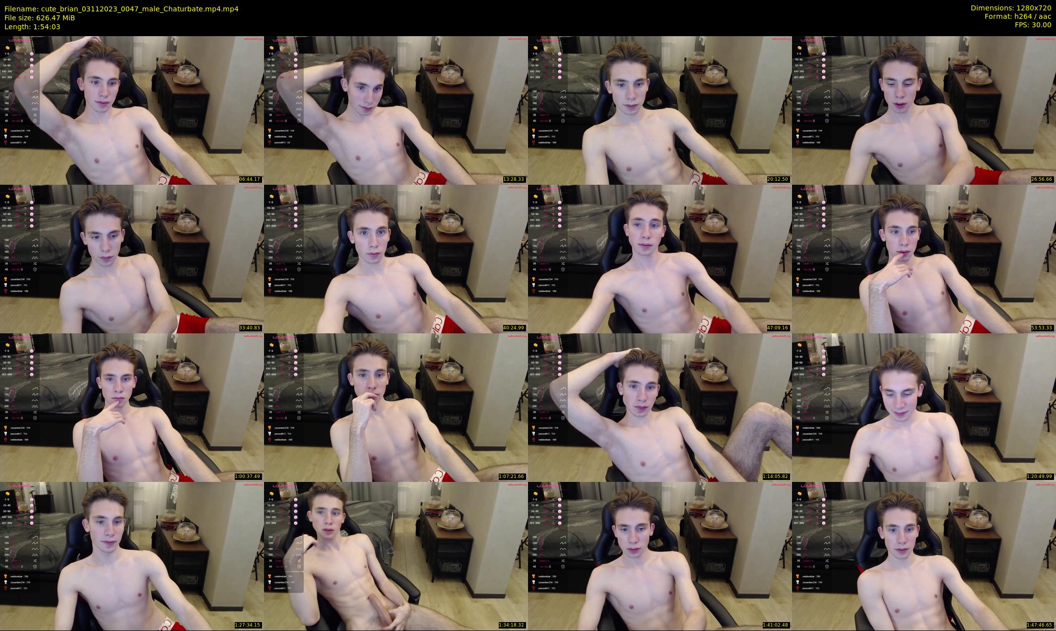 cute_brian — 115 minute Chaturbate male cam show recording, 720p, Nov 3, 2023