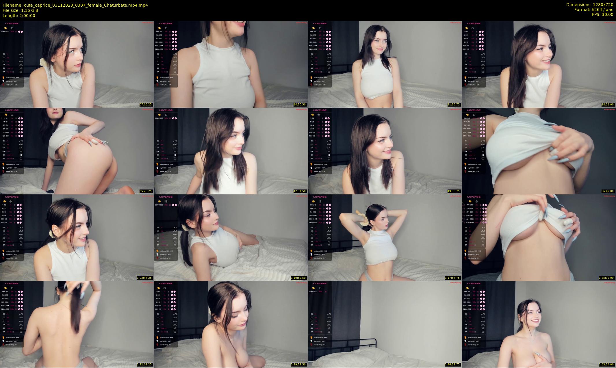 cute_caprice — 120 minute Chaturbate female cam show recording, 720p, Nov 3, 2023