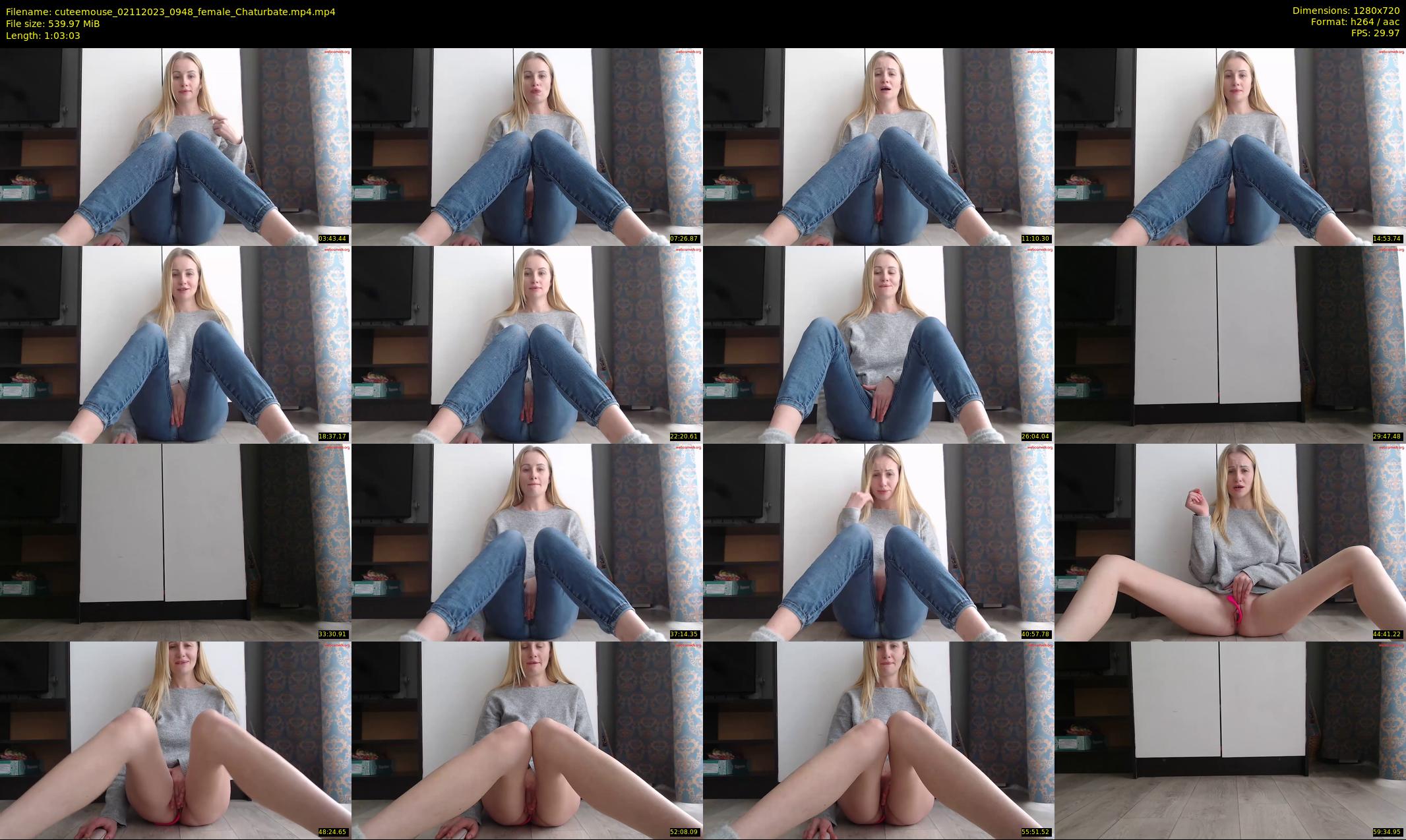 cuteemouse — 64 minute Chaturbate female cam show recording, 720p, Nov 2, 2023