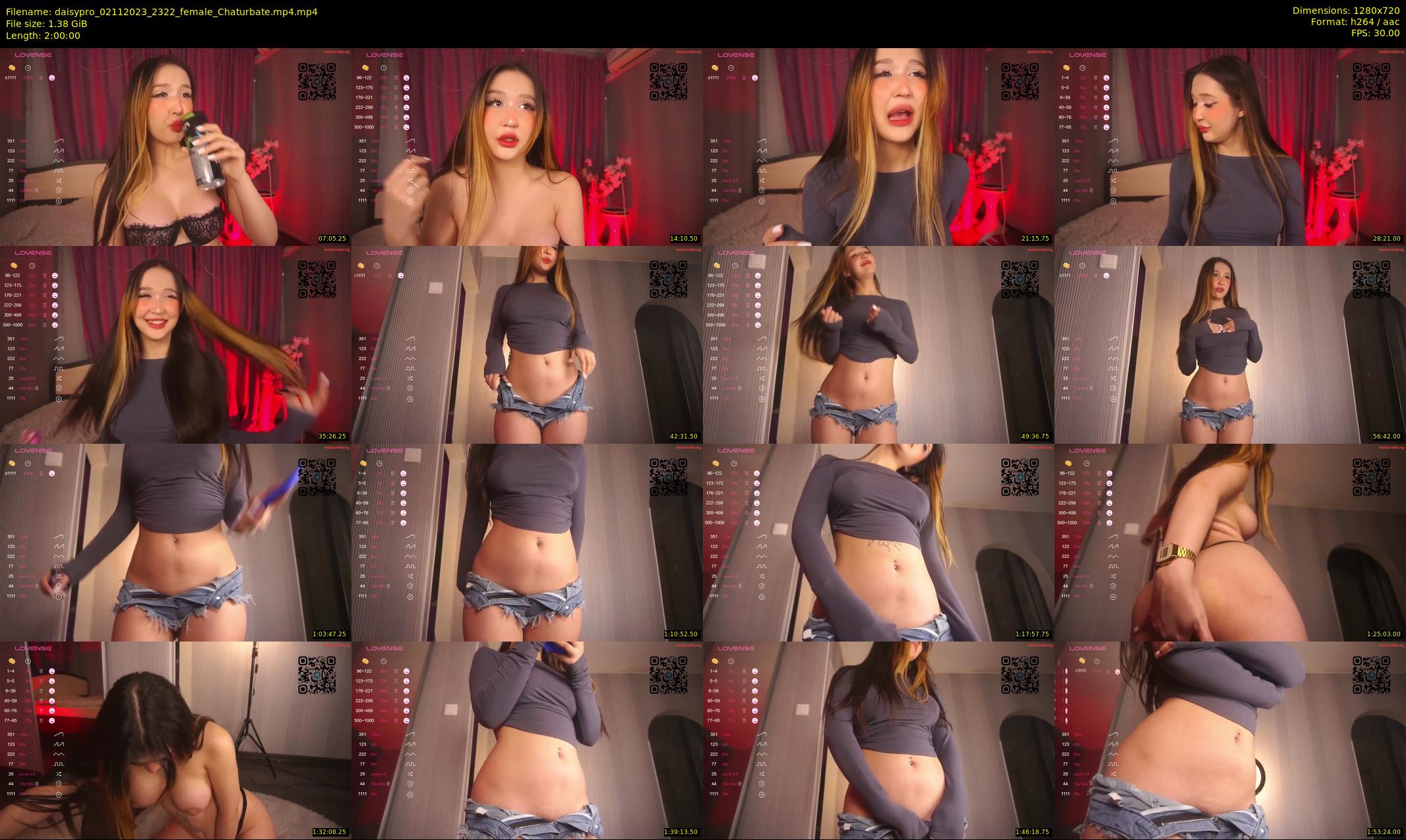 daisypro — 120 minute Chaturbate couple cam show recording, 720p, Nov 2, 2023
