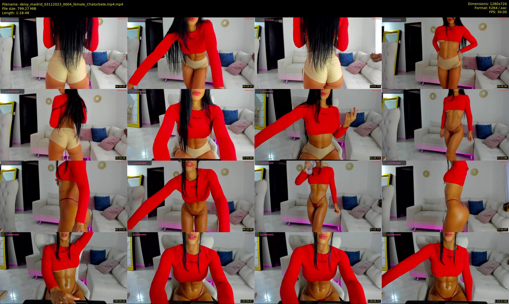 deisy_madrid — 79 minute Chaturbate female cam show recording, 720p, Nov 3, 2023