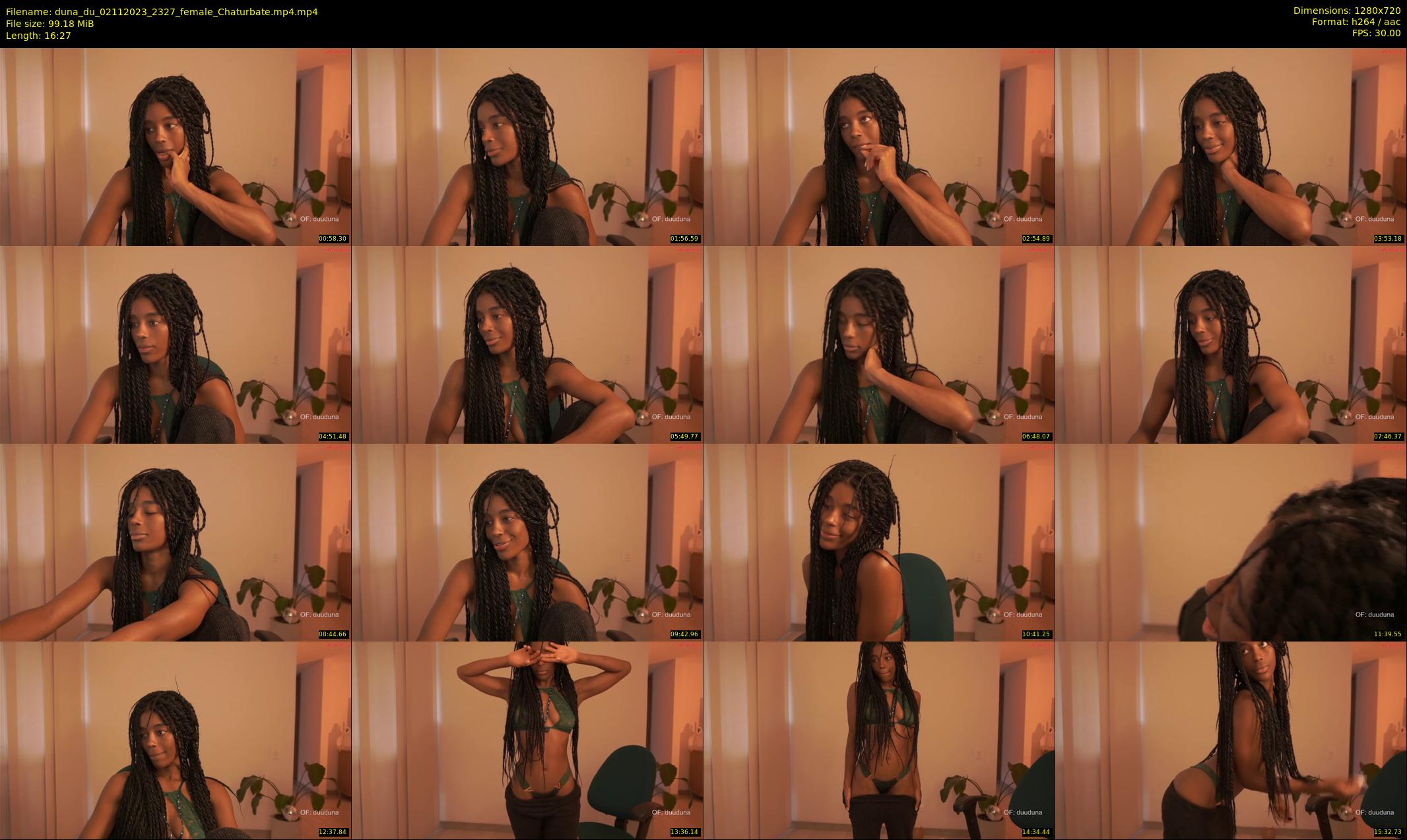 duna_du — 17 minute Chaturbate female cam show recording, 720p, Nov 2, 2023