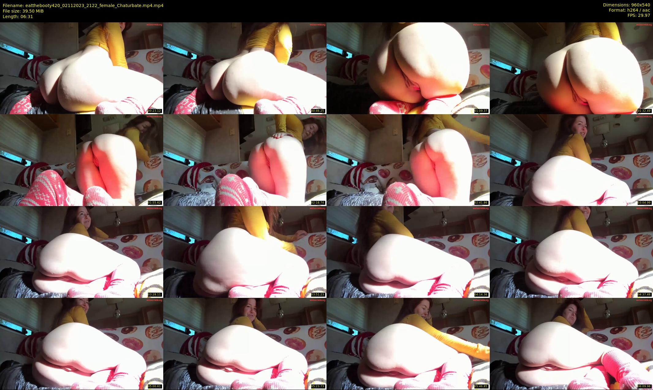 eatthebooty420 — 7 minute Chaturbate female cam show recording, 480p, Nov 2, 2023