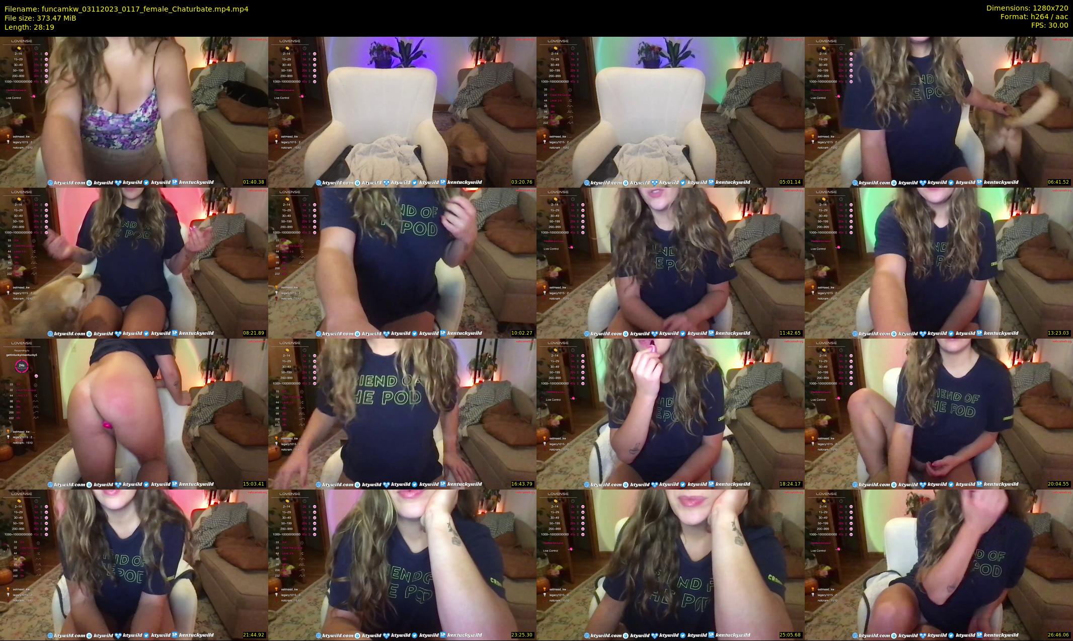 funcamkw — 29 minute Chaturbate female cam show recording, 720p, Nov 3, 2023