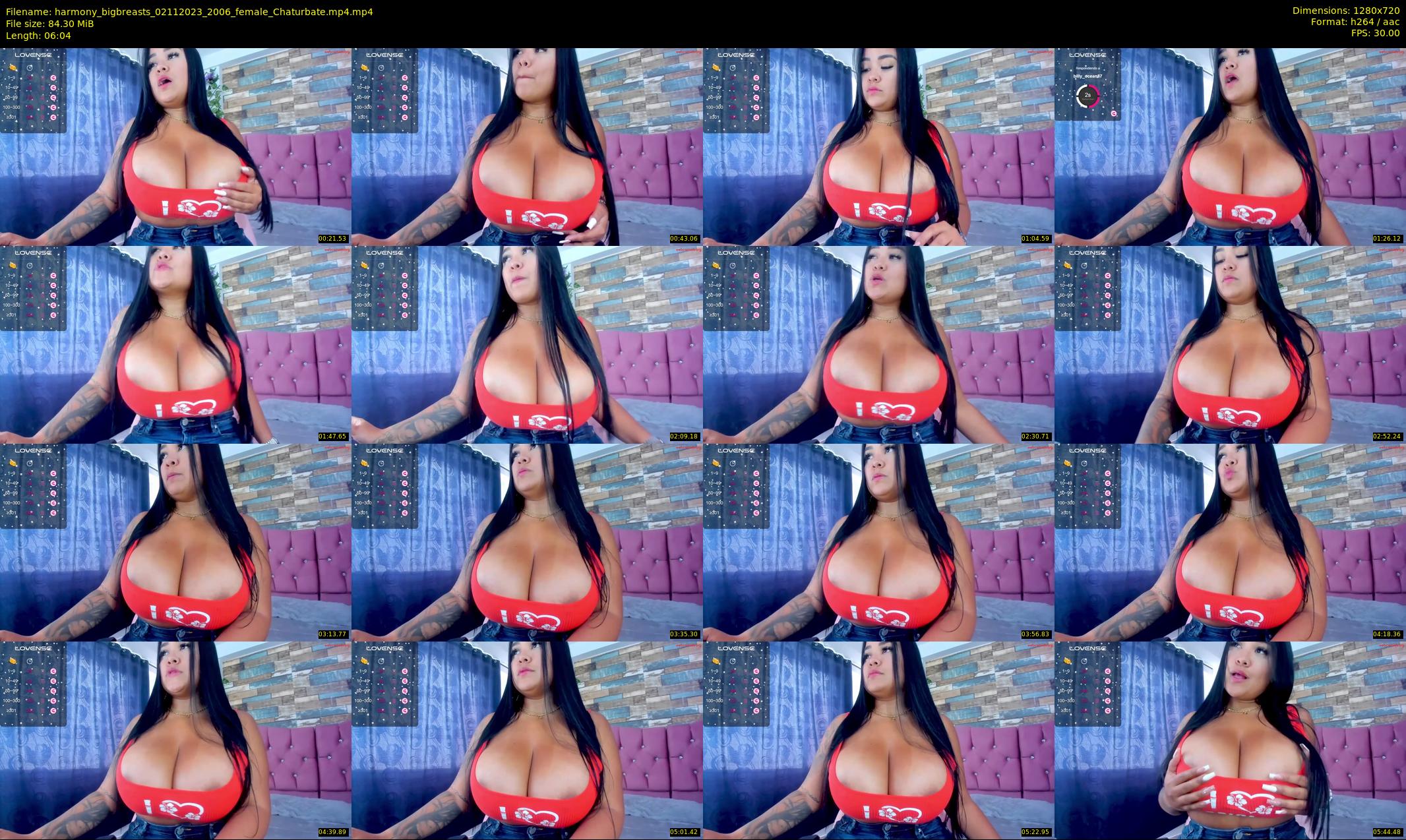 harmony_bigbreasts — 7 minute Chaturbate female cam show recording, 720p, Nov 2, 2023