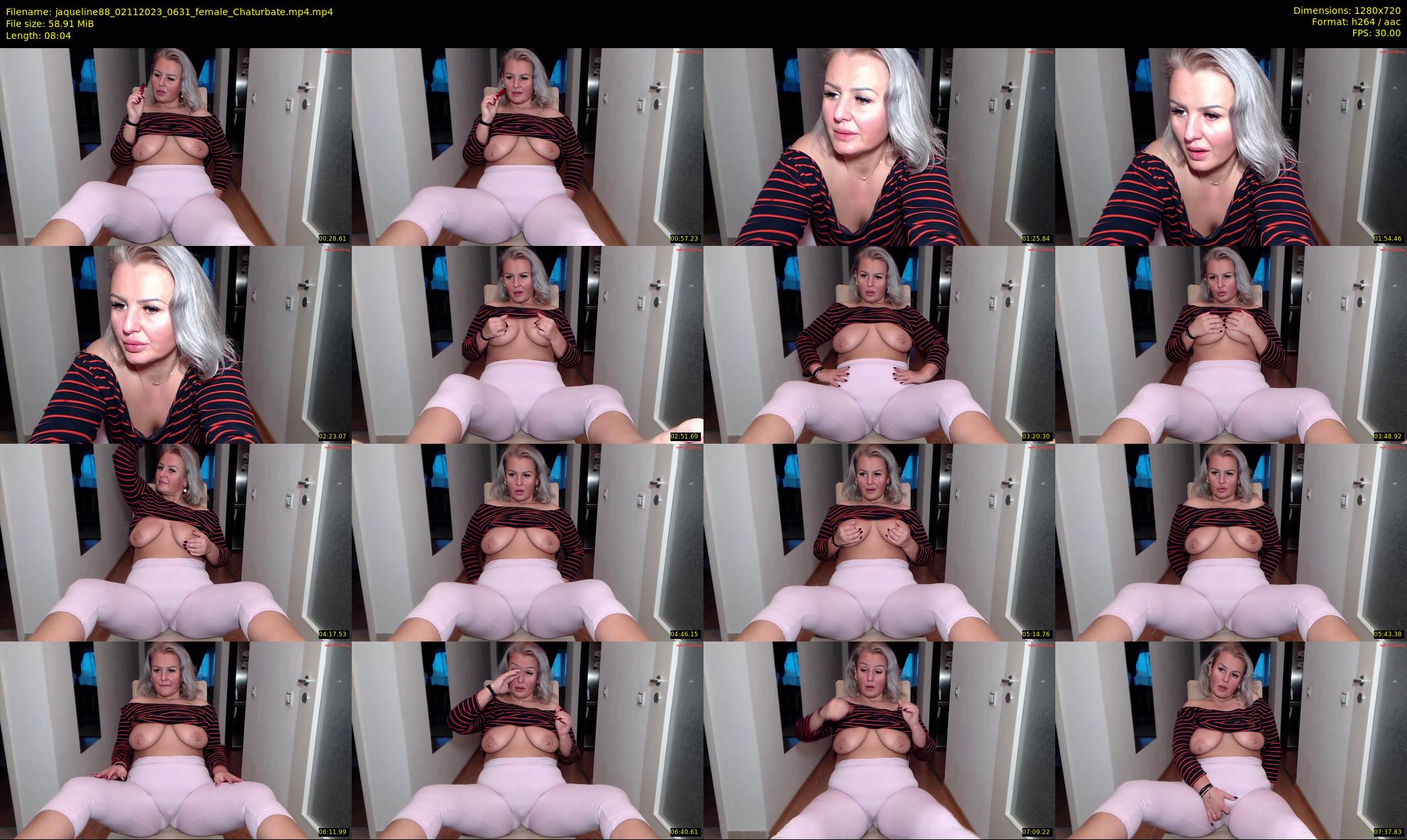 jaqueline88 — 9 minute Chaturbate female cam show recording, 720p, Nov 2, 2023