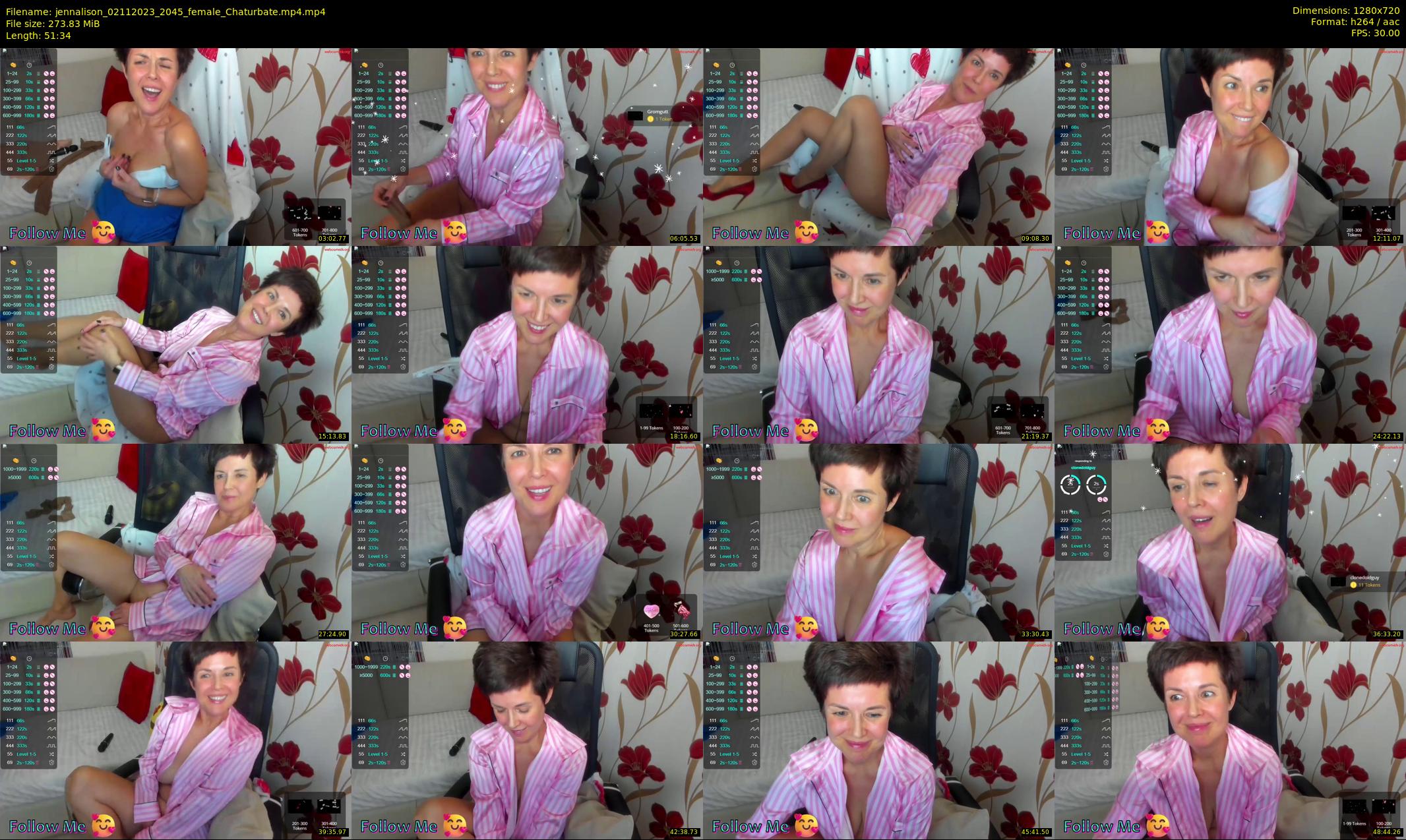 jennalison — 52 minute Chaturbate female cam show recording, 720p, Nov 2, 2023