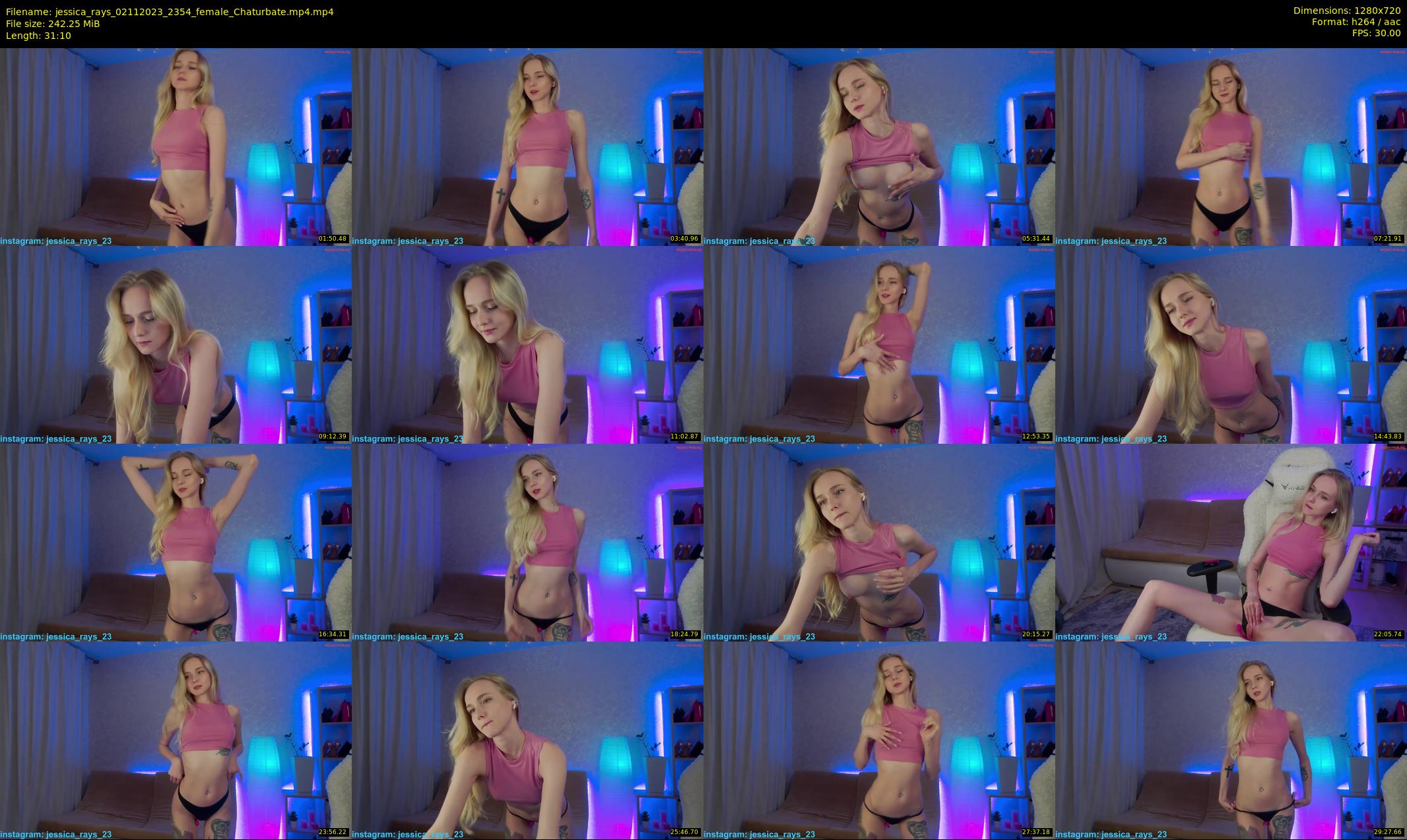 jessica_rays — 32 minute Chaturbate couple cam show recording, 720p, Nov 2, 2023