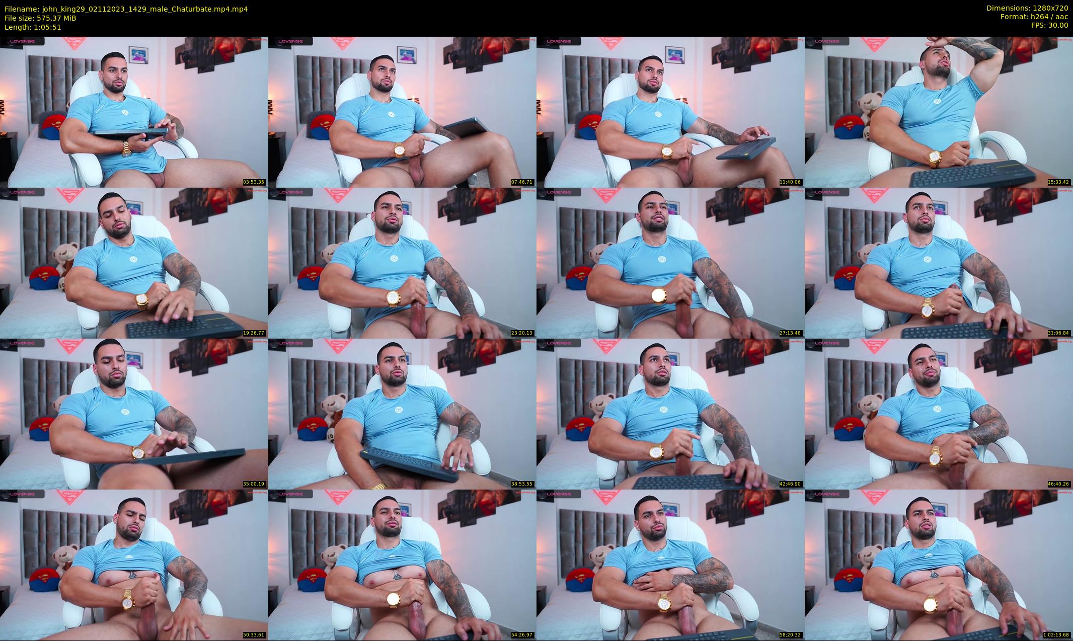 john_king29 — 66 minute Chaturbate male cam show recording, 720p, Nov 2, 2023