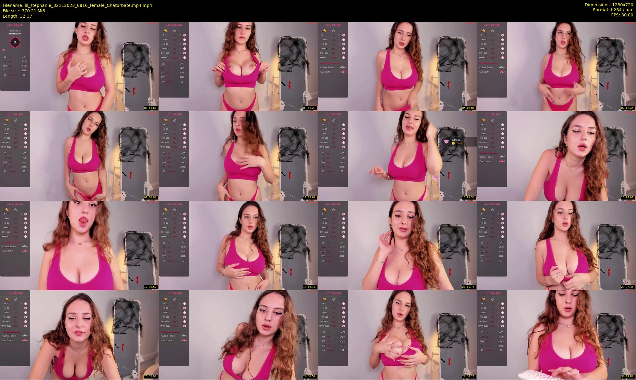 lil_stephanie — 33 minute Chaturbate female cam show recording, 720p, Nov 2, 2023