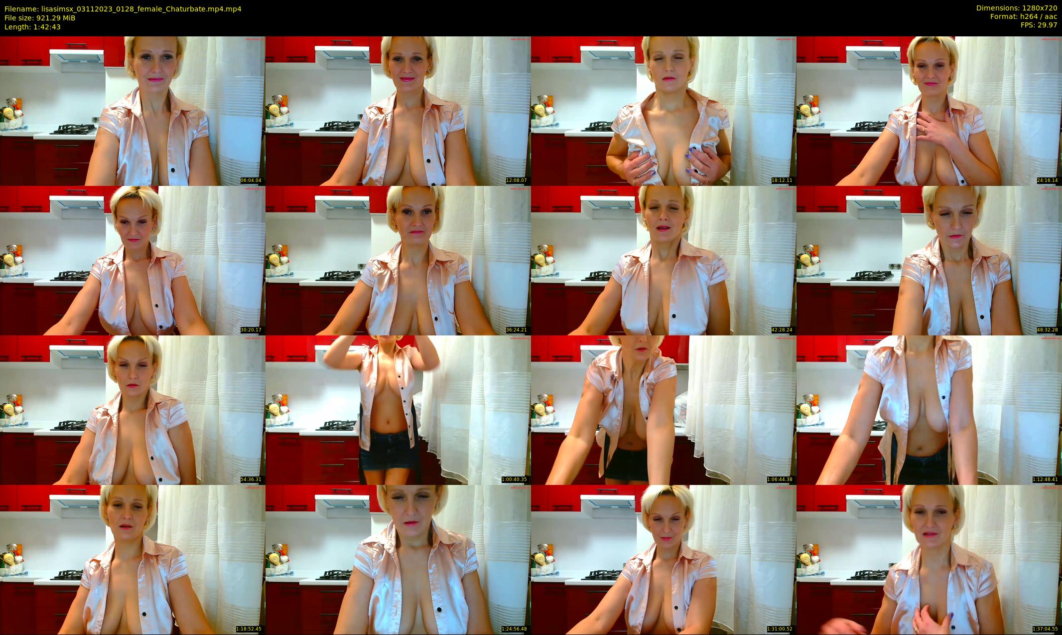 lisasimsx — 103 minute Chaturbate female cam show recording, 720p, Nov 3, 2023