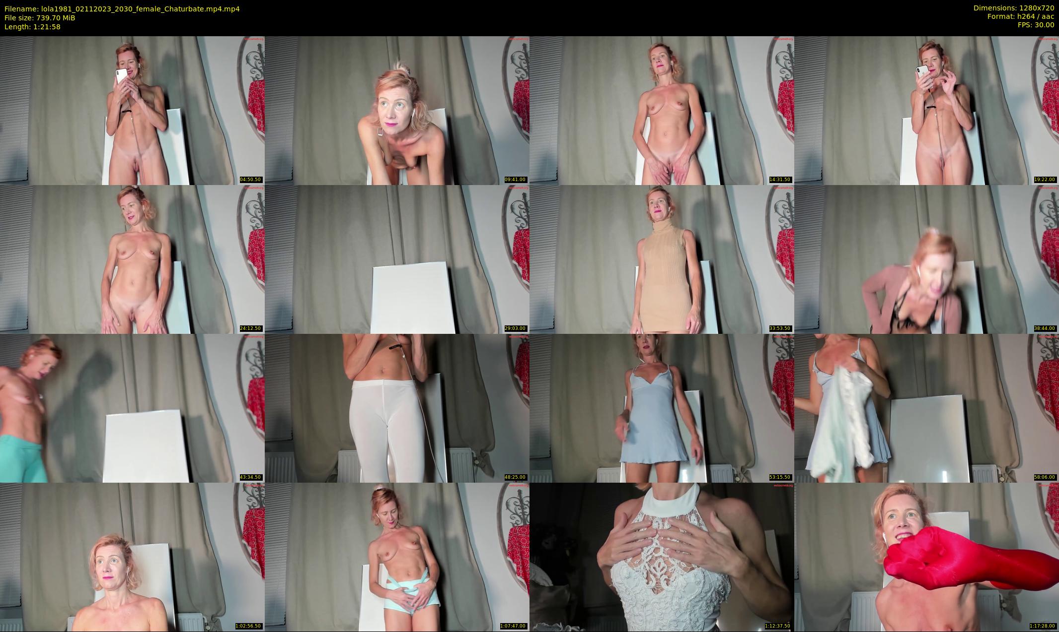 lola1981 — 82 minute Chaturbate female cam show recording, 720p, Nov 2, 2023