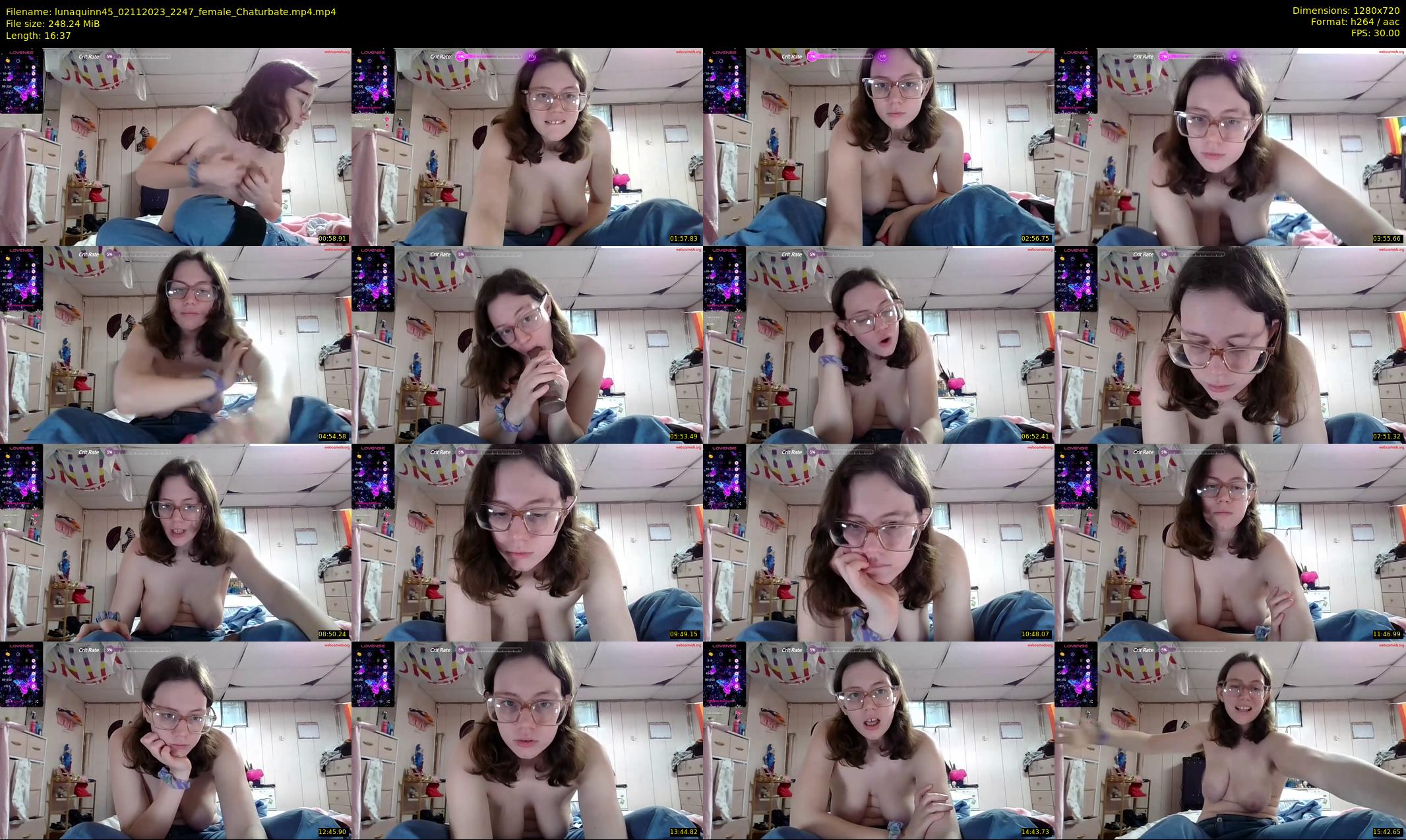 lunaquinn45 — 17 minute Chaturbate female cam show recording, 720p, Nov 2, 2023