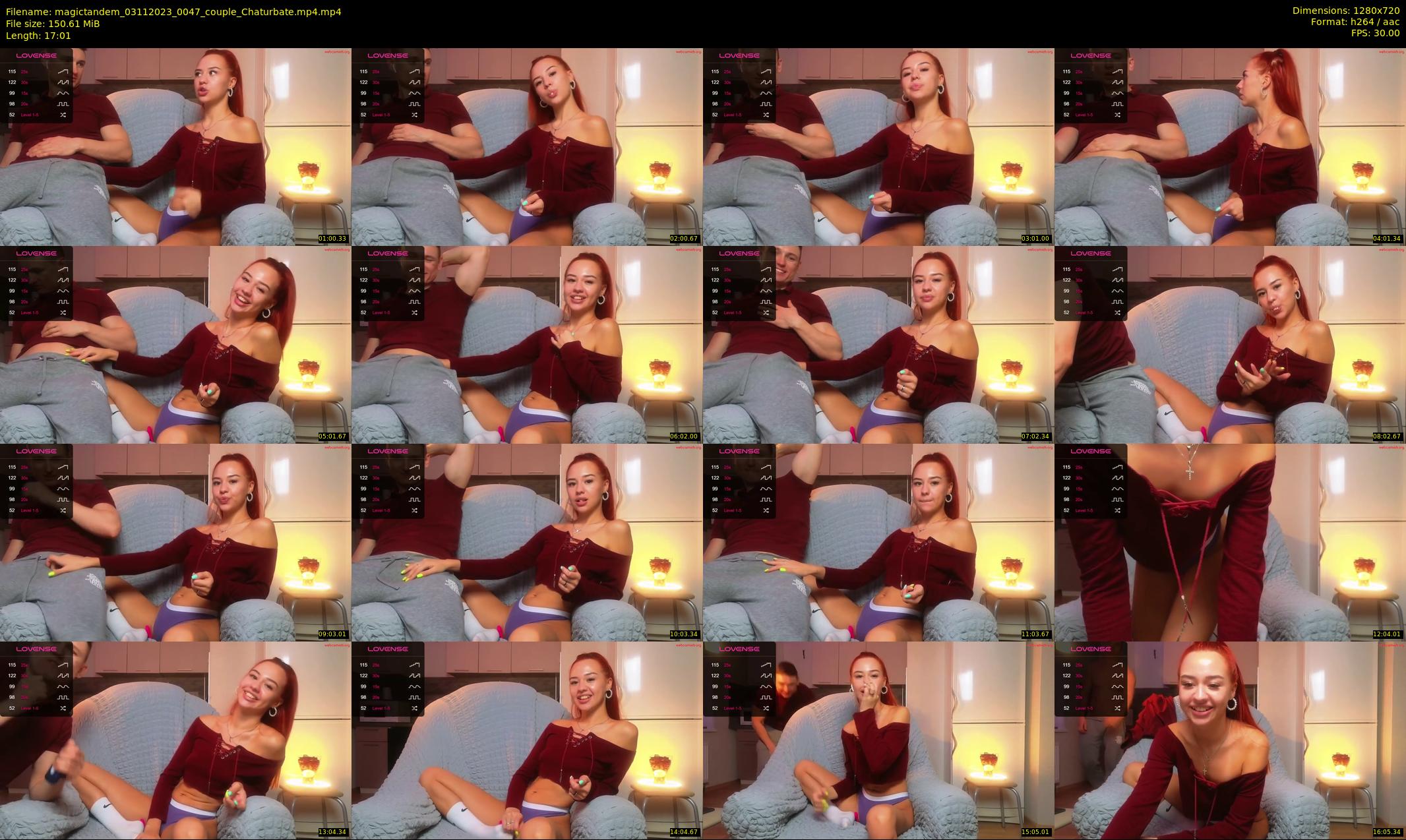 magictandem — 18 minute Chaturbate couple cam show recording, 720p, Nov 3, 2023