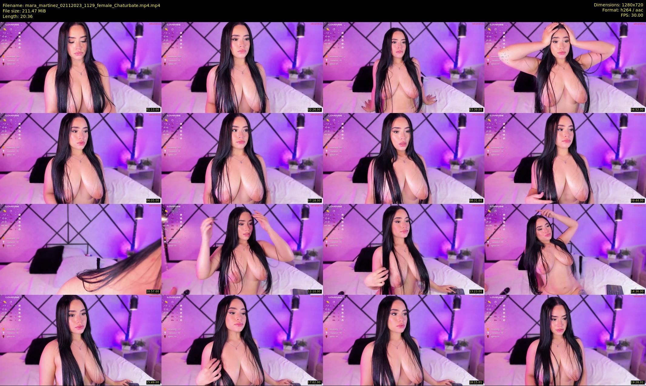 mara_martinez — 21 minute Chaturbate female cam show recording, 720p, Nov 2, 2023