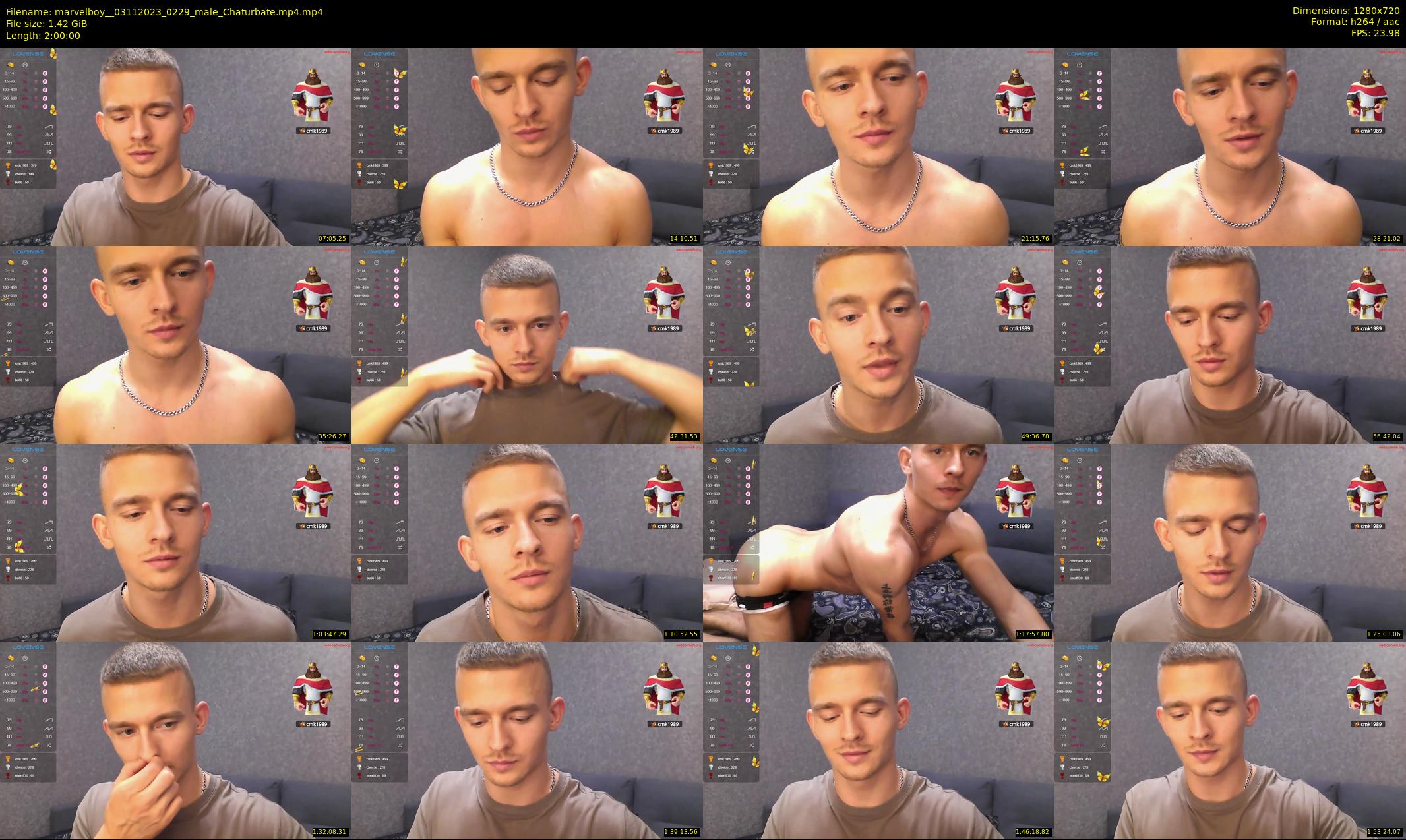 marvelboy_ — 120 minute Chaturbate male cam show recording, 720p, Nov 3, 2023