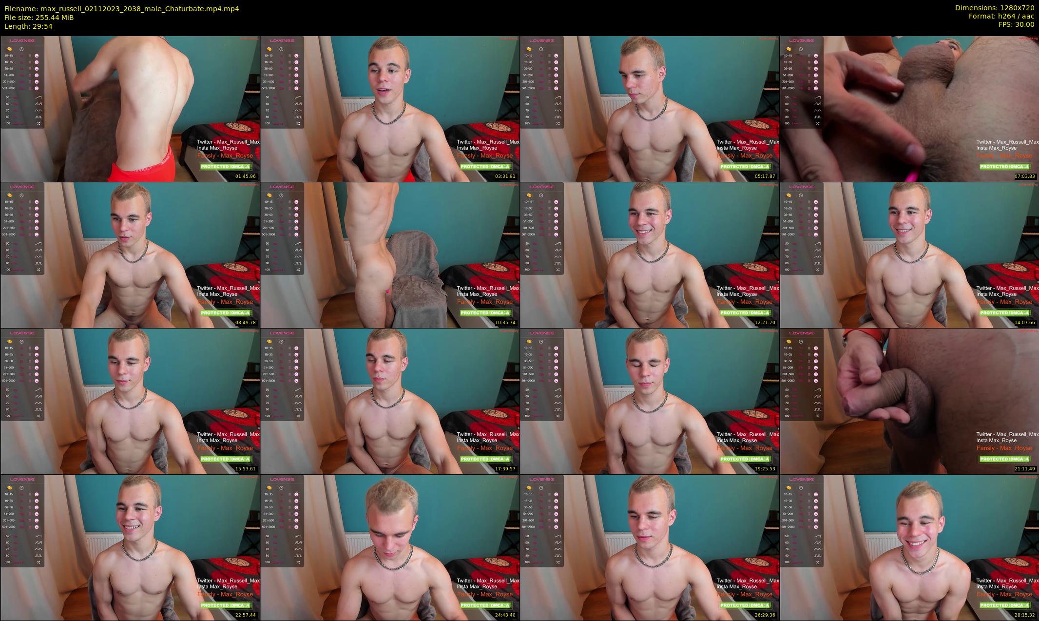 max_russell — 30 minute Chaturbate male cam show recording, 720p, Nov 2, 2023