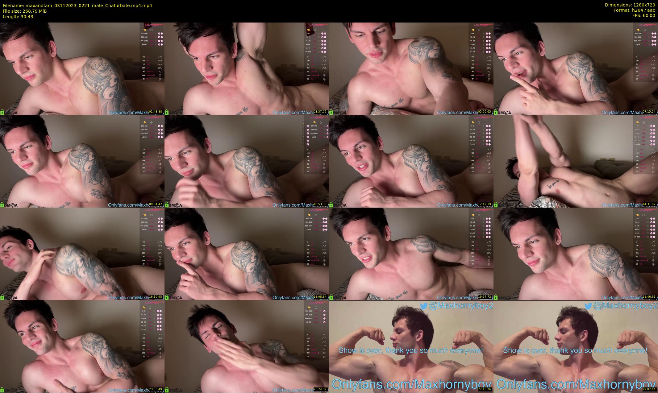 maxandtam — 31 minute Chaturbate couple cam show recording, 720p, Nov 3, 2023