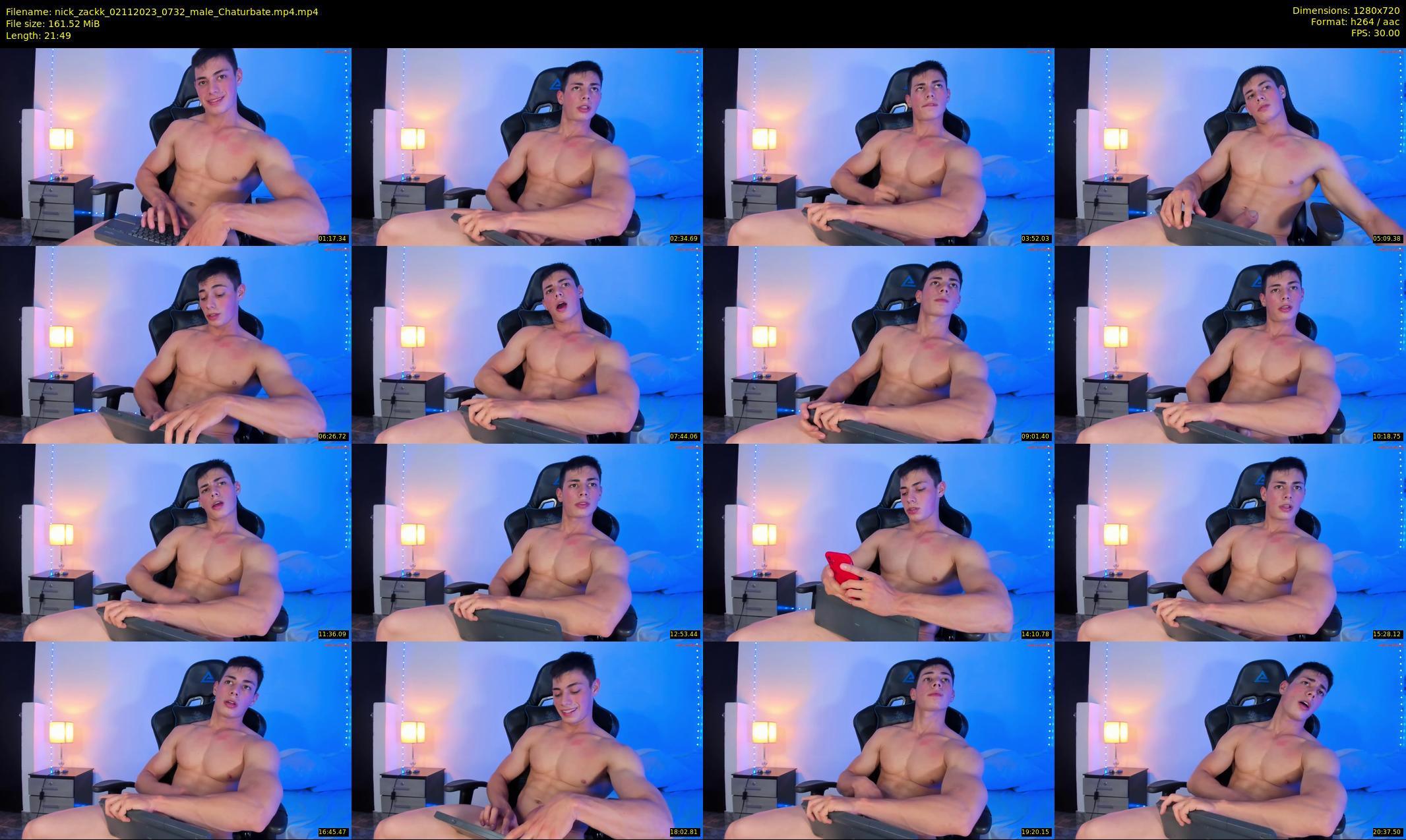 nick_zackk — 22 minute Chaturbate male cam show recording, 720p, Nov 2, 2023