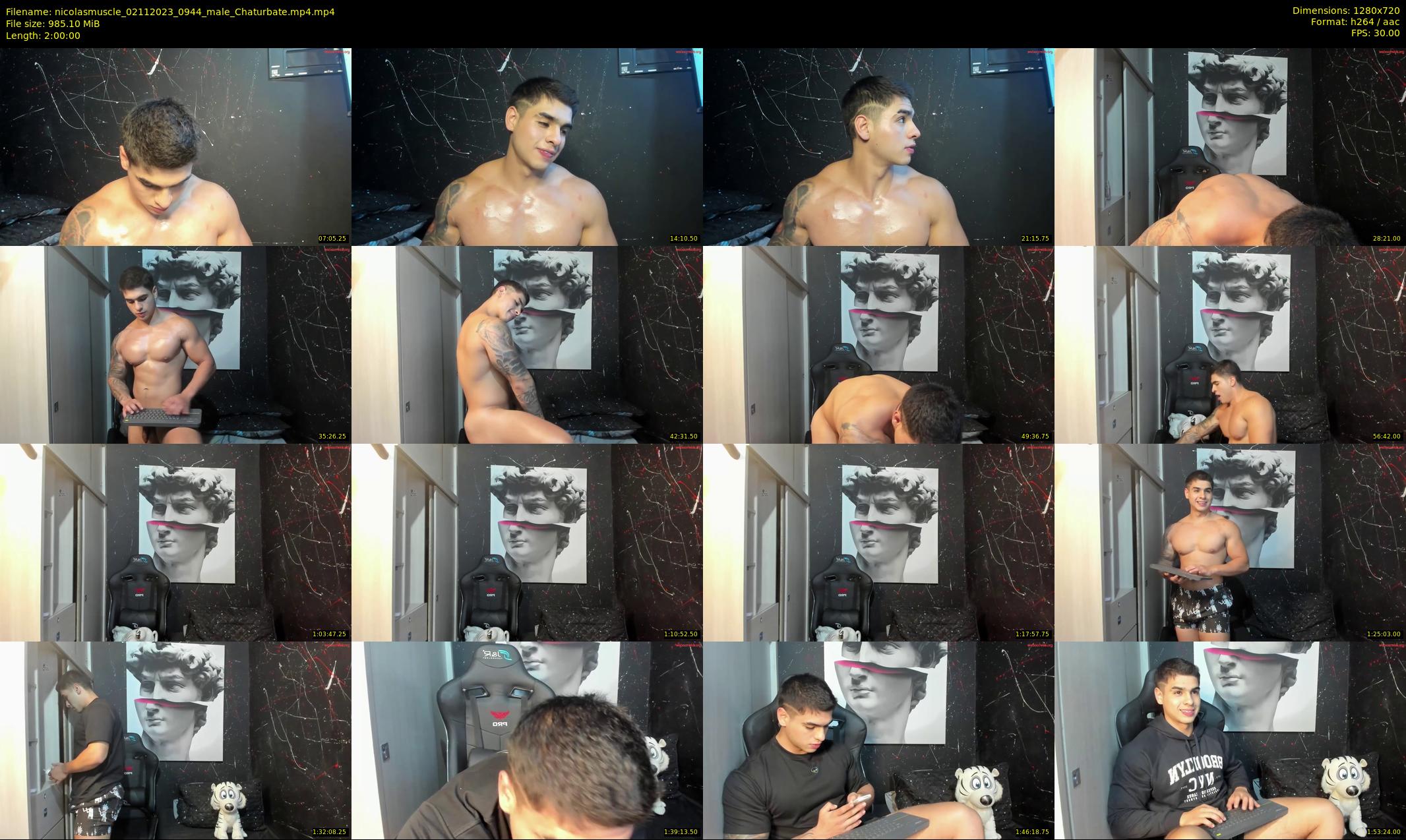 nicolasmuscle — 120 minute Chaturbate male cam show recording, 720p, Nov 2, 2023