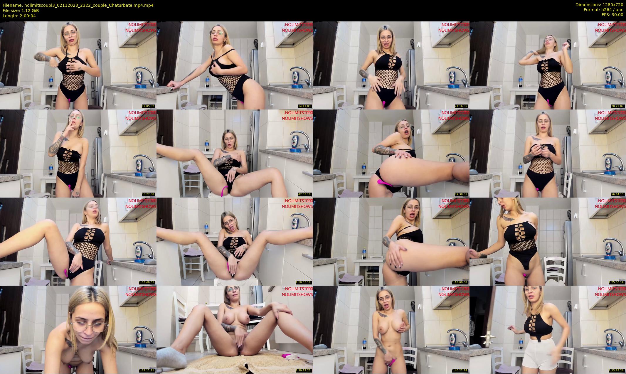 nolimitscoupl3 — 121 minute Chaturbate couple cam show recording, 720p, Nov 2, 2023