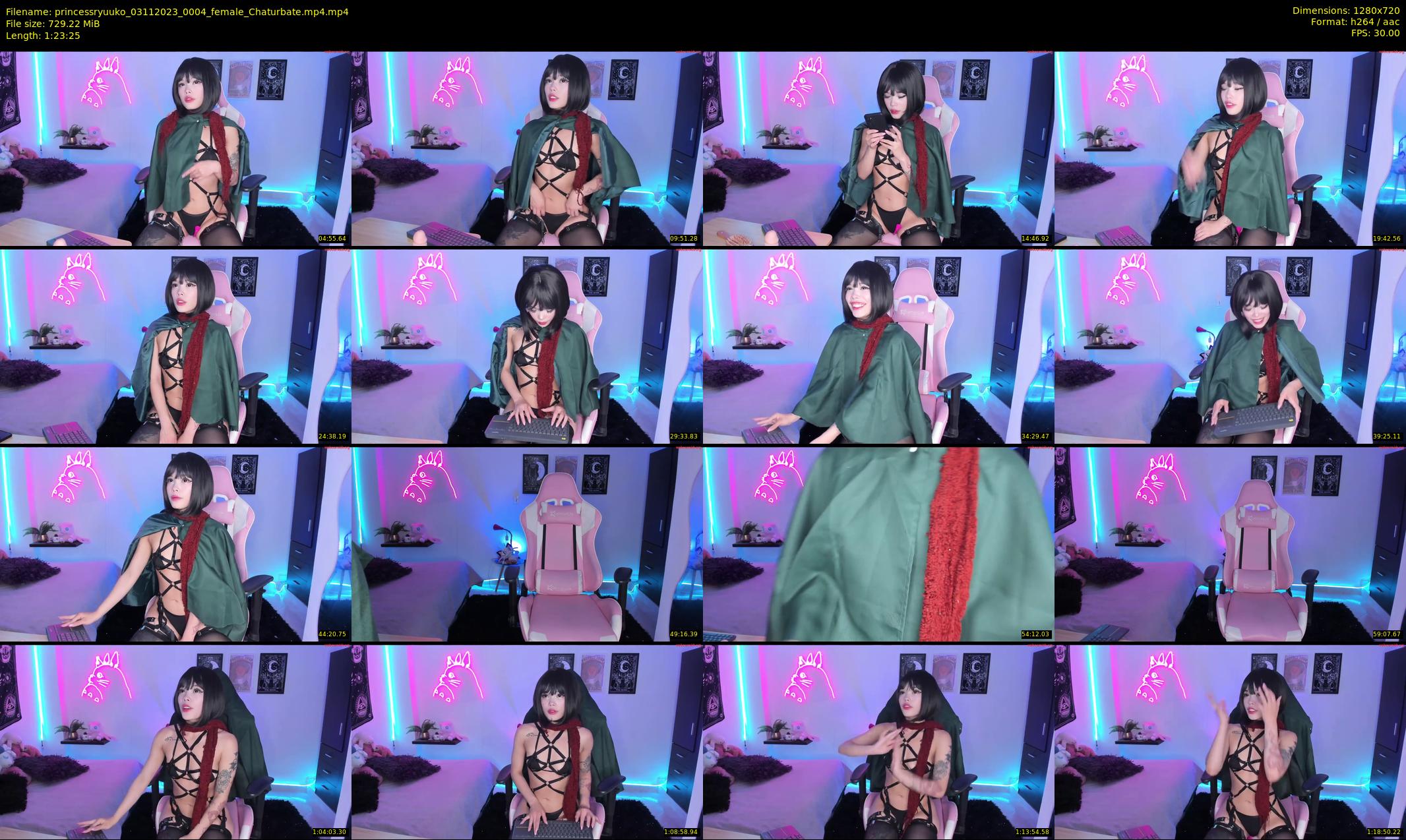 princessryuuko — 84 minute Chaturbate female cam show recording, 720p, Nov 3, 2023
