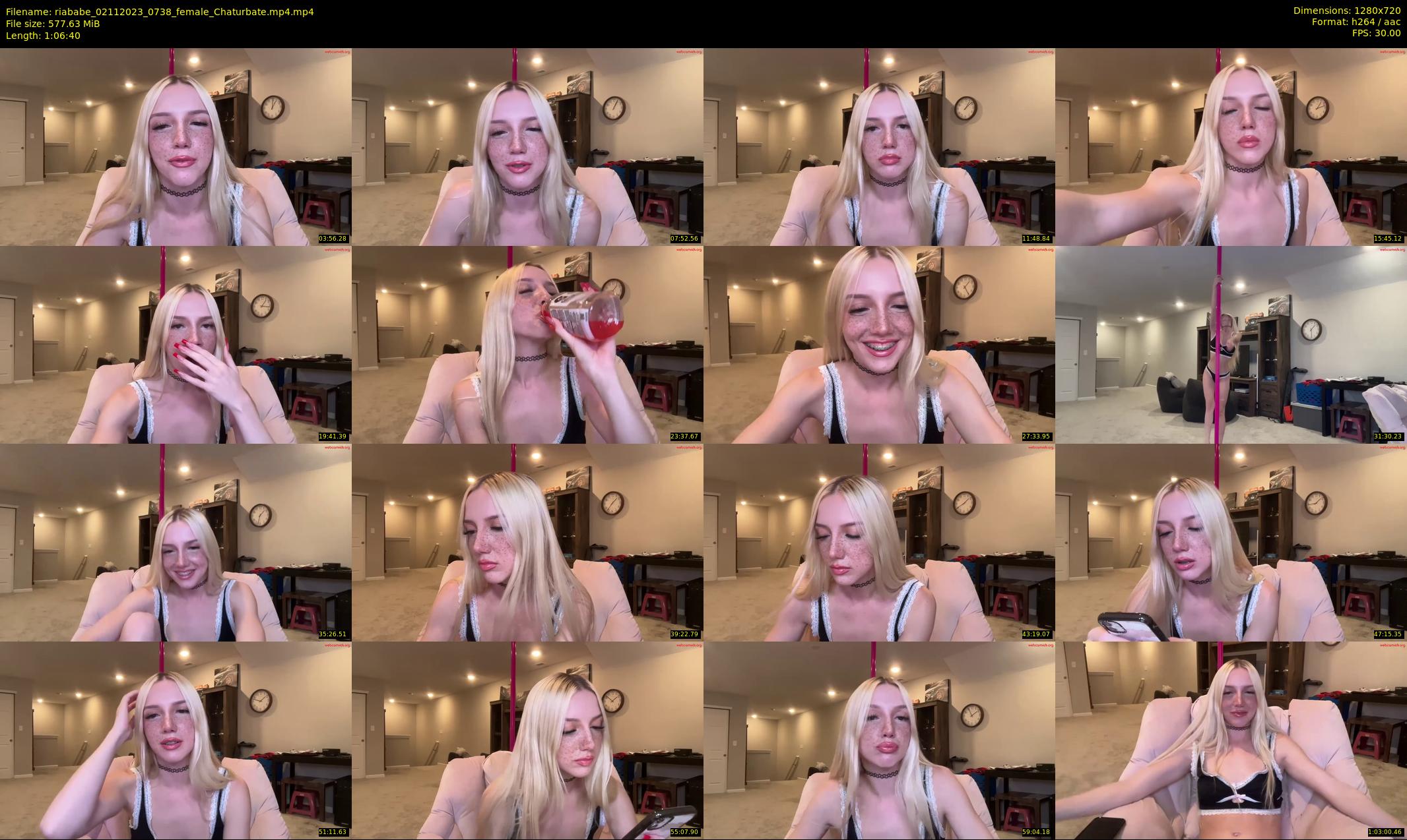 riababe — 67 minute Chaturbate female cam show recording, 720p, Nov 2, 2023