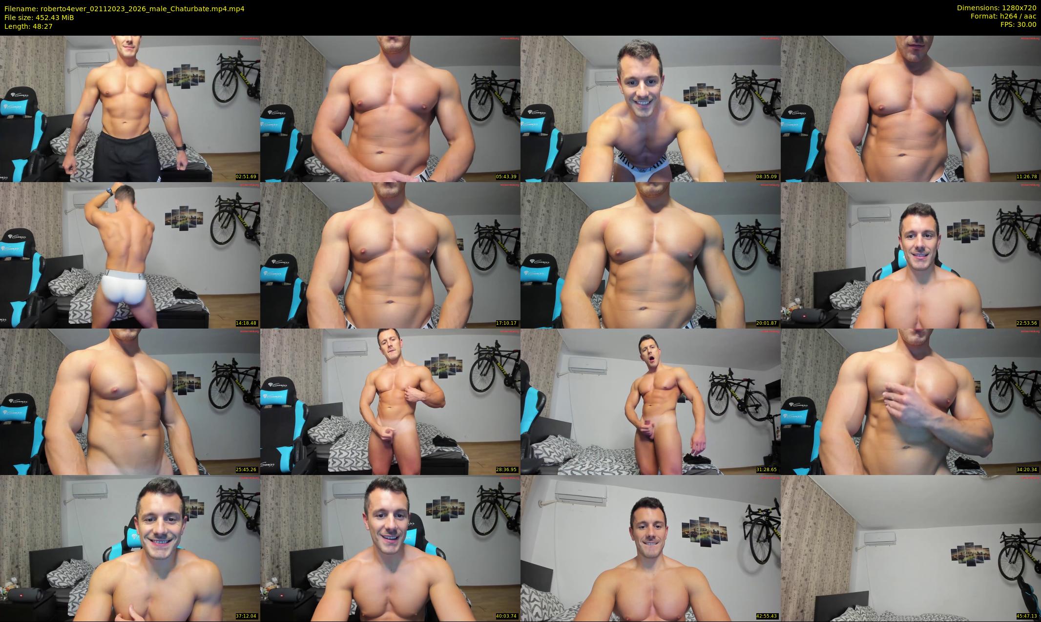 roberto4ever — 49 minute Chaturbate male cam show recording, 720p, Nov 2, 2023