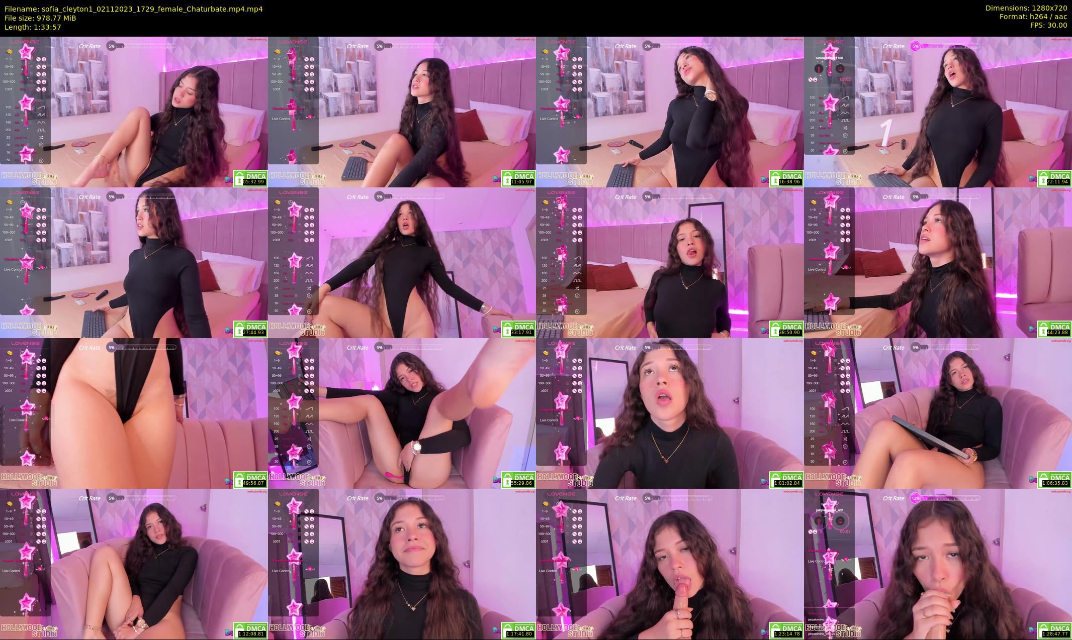 sofia_cleyton1 — 94 minute Chaturbate female cam show recording, 720p, Nov 2, 2023