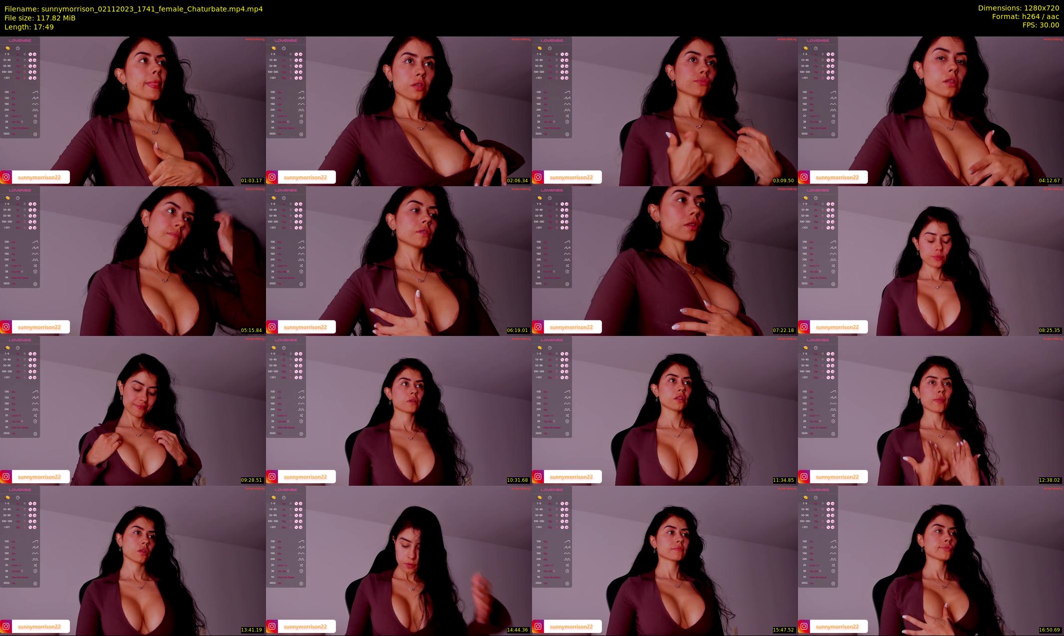 sunnymorrison — 18 minute Chaturbate female cam show recording, 720p, Nov 2, 2023