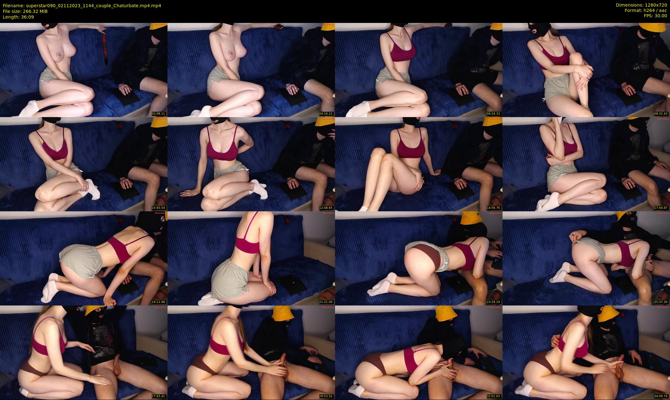 superstar090 — 37 minute Chaturbate couple cam show recording, 720p, Nov 2, 2023