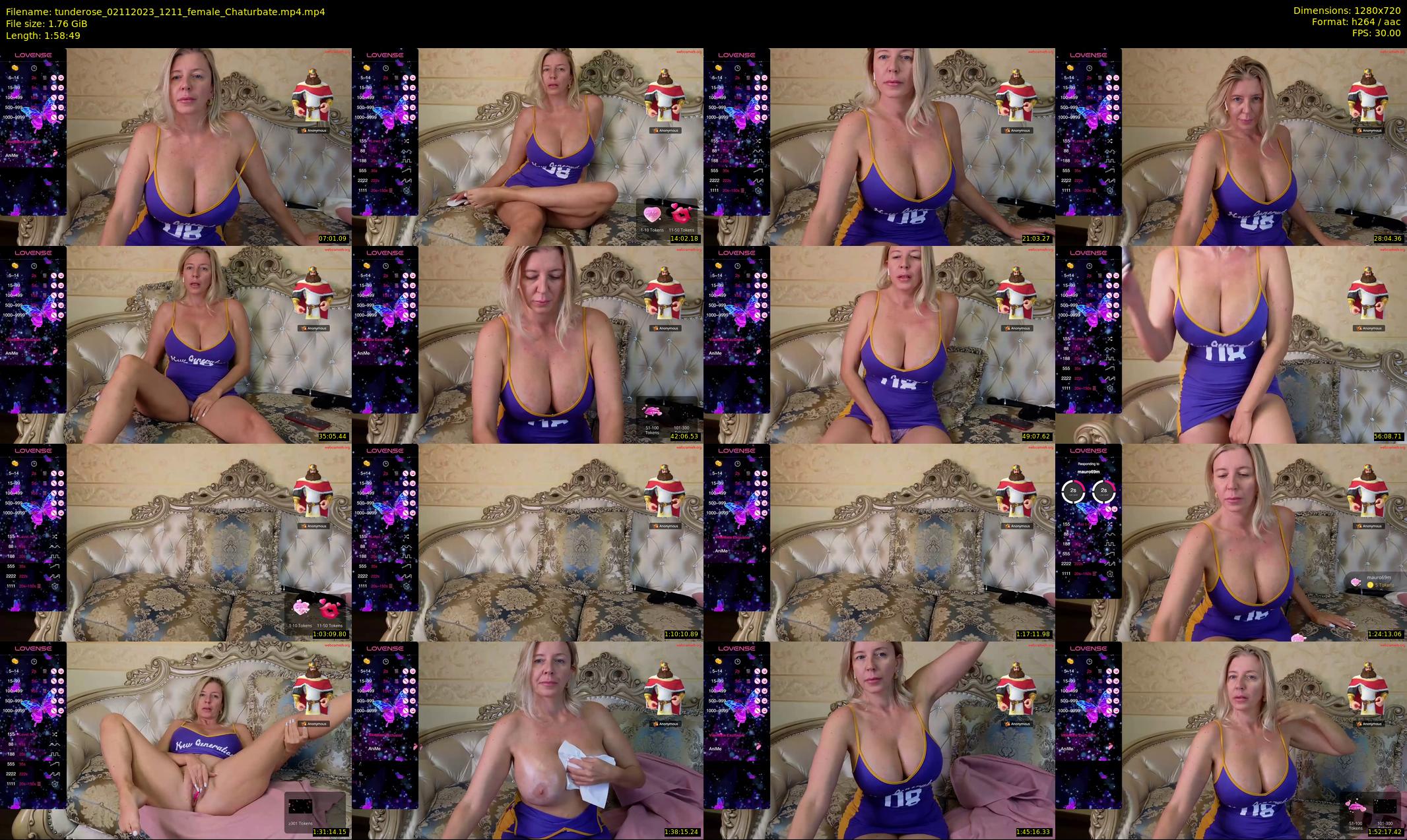 tunderose — 119 minute Chaturbate female cam show recording, 720p, Nov 2, 2023