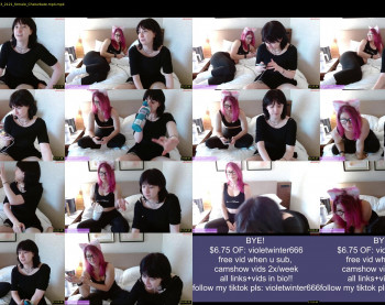 violetwinter666 — 21 minute Chaturbate female cam show recording, 720p, Nov 2, 2023