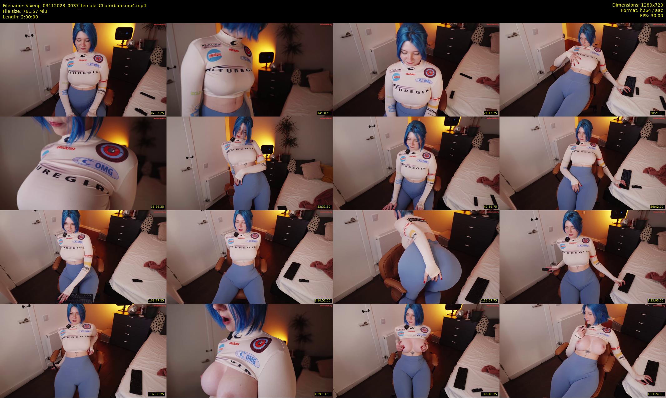 vixenp — 120 minute Chaturbate female cam show recording, 720p, Nov 3, 2023