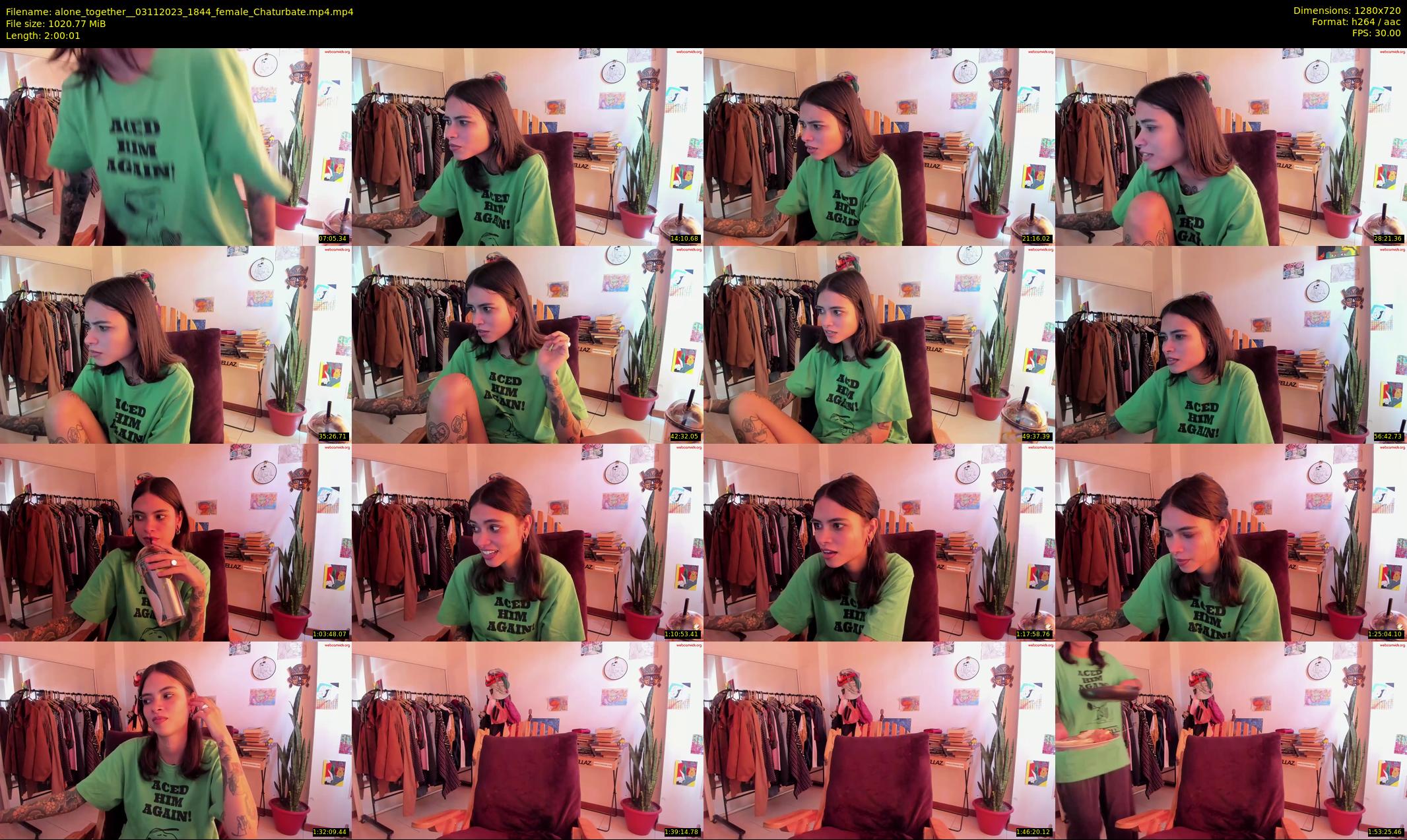 alone_together_ — 121 minute Chaturbate female cam show recording, 720p, Nov 3, 2023