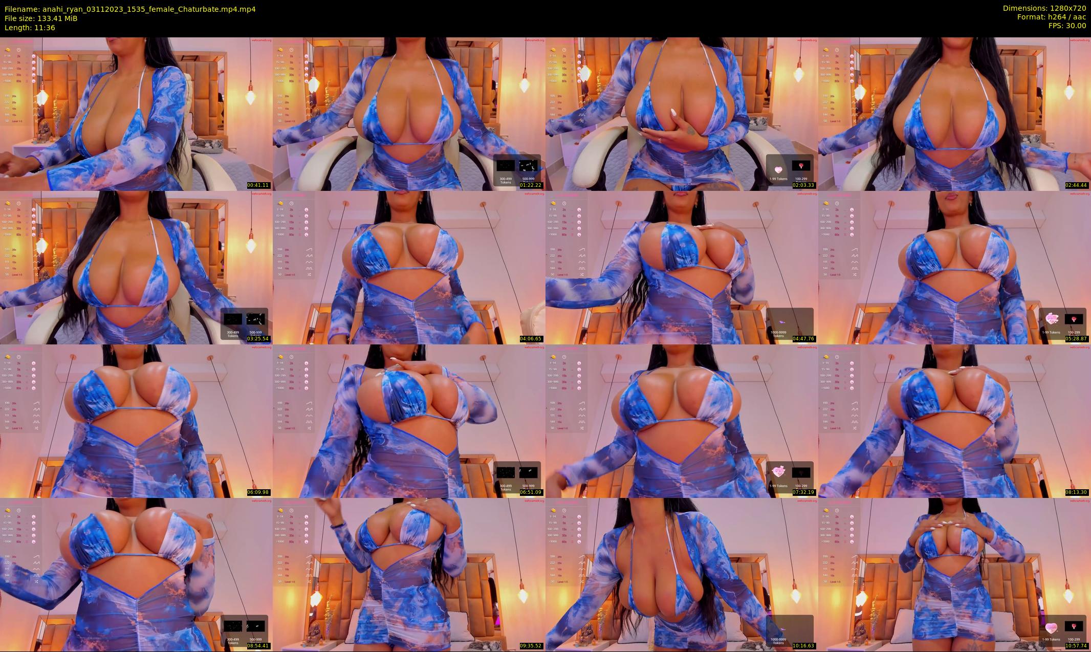 anahi_ryan — 12 minute Chaturbate female cam show recording, 720p, Nov 3, 2023