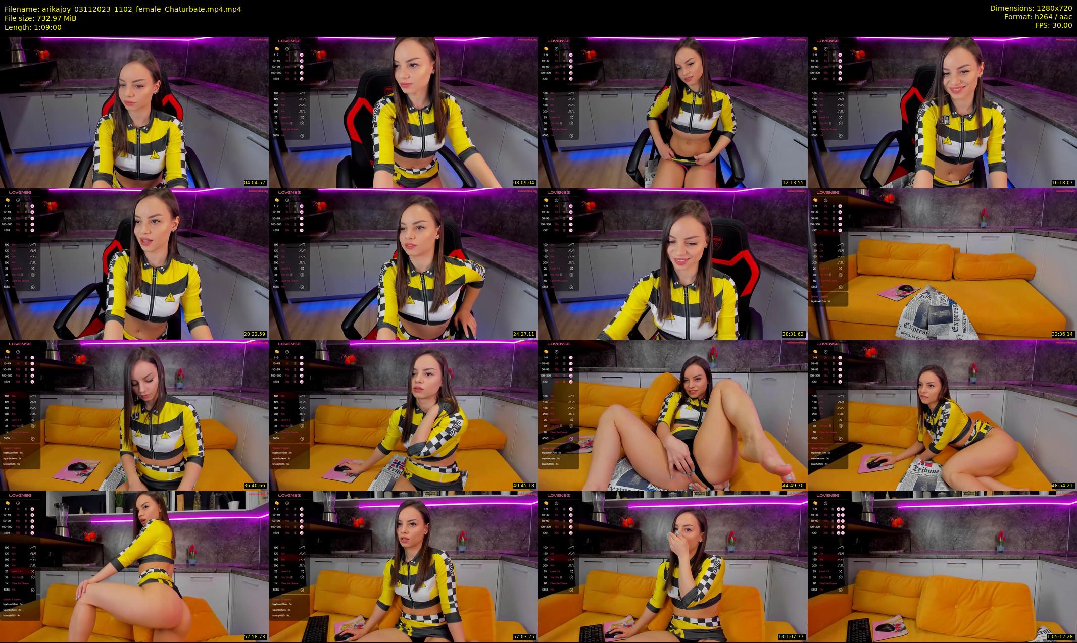 arikajoy — 69 minute Chaturbate female cam show recording, 720p, Nov 3, 2023