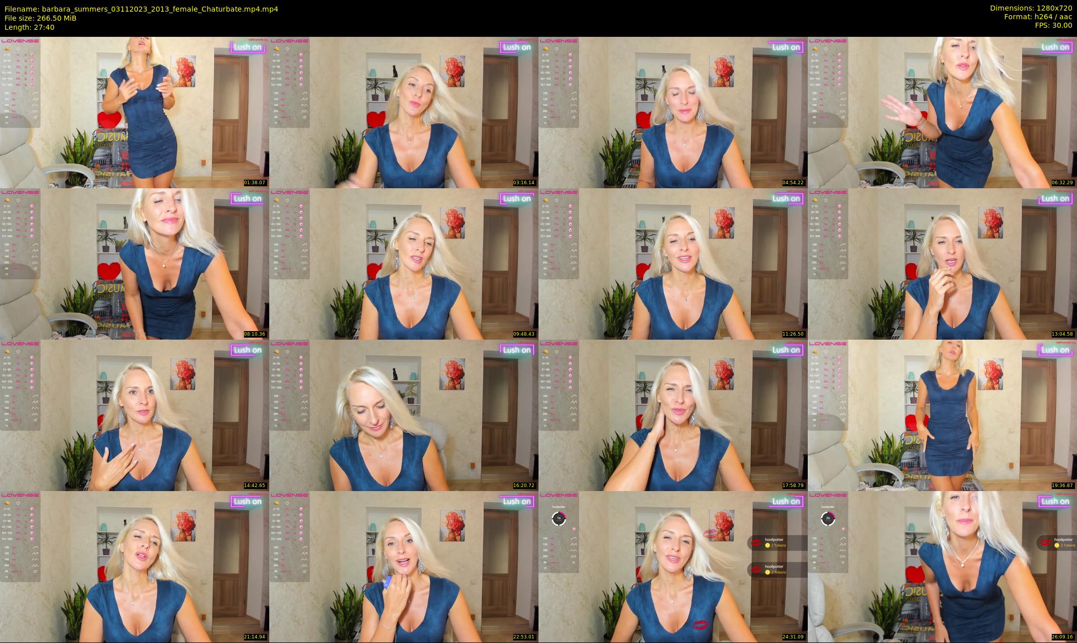 barbara_summers — 28 minute Chaturbate female cam show recording, 720p, Nov 3, 2023