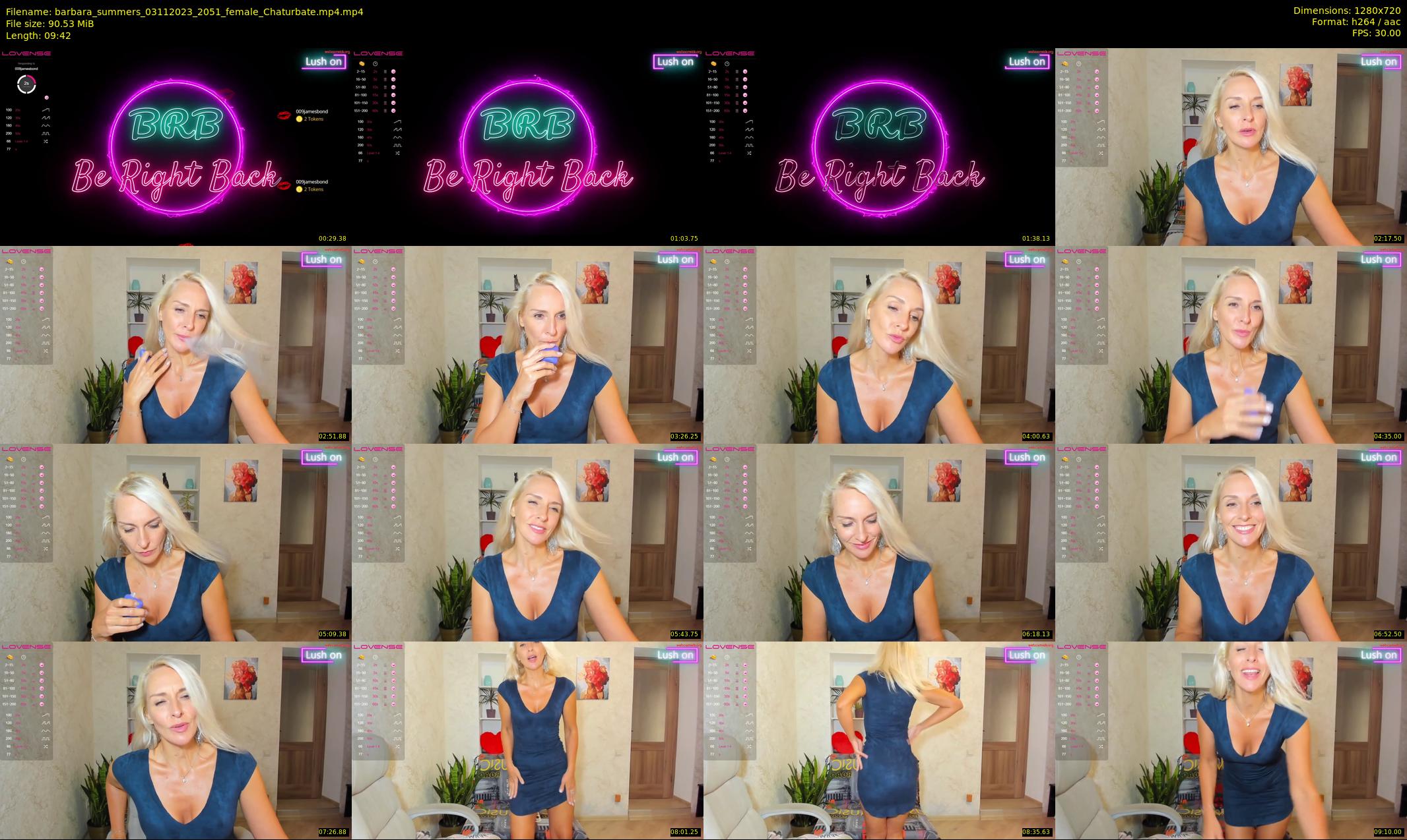 barbara_summers — 10 minute Chaturbate female cam show recording, 720p, Nov 3, 2023