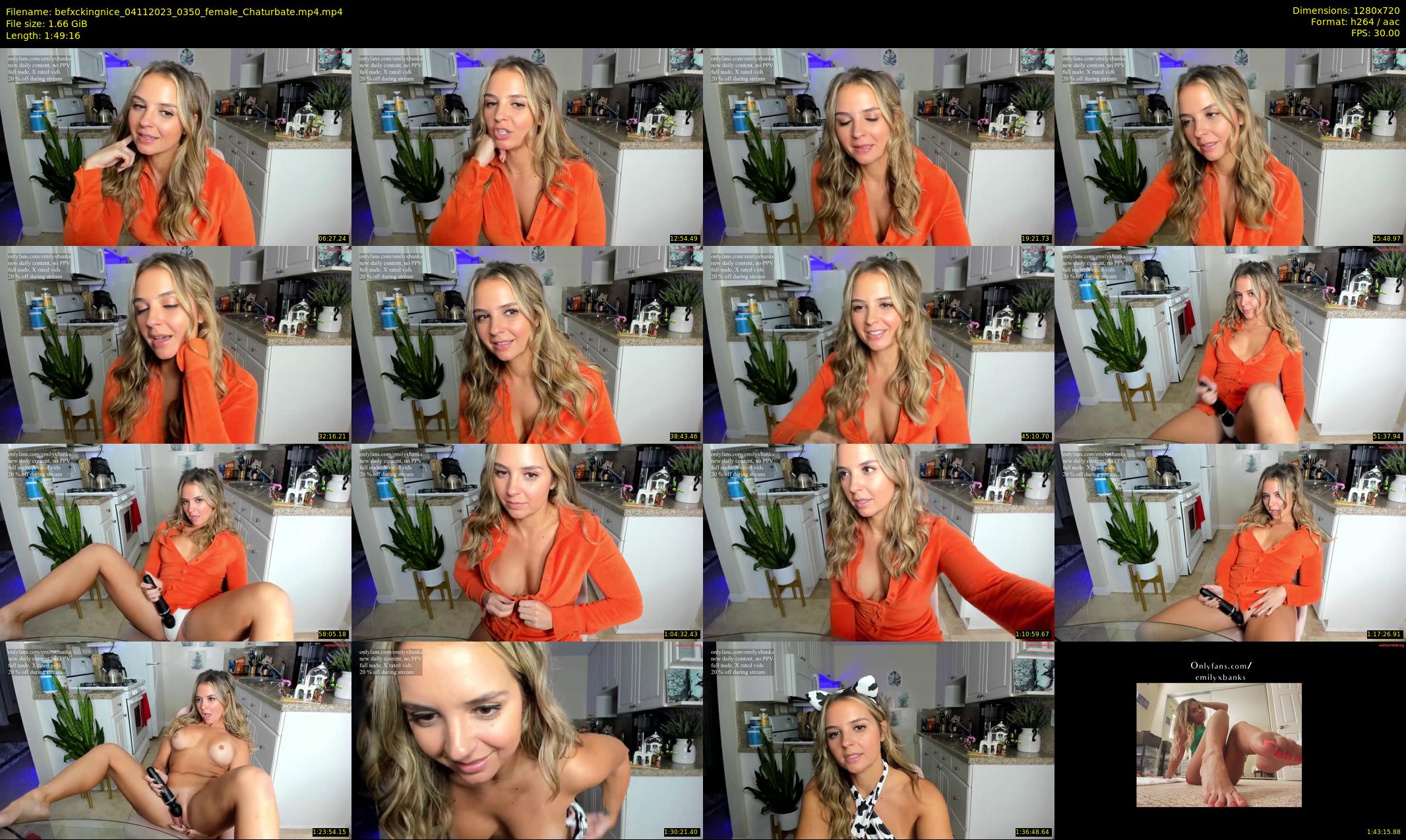 befxckingnice — 110 minute Chaturbate female cam show recording, 720p, Nov 4, 2023
