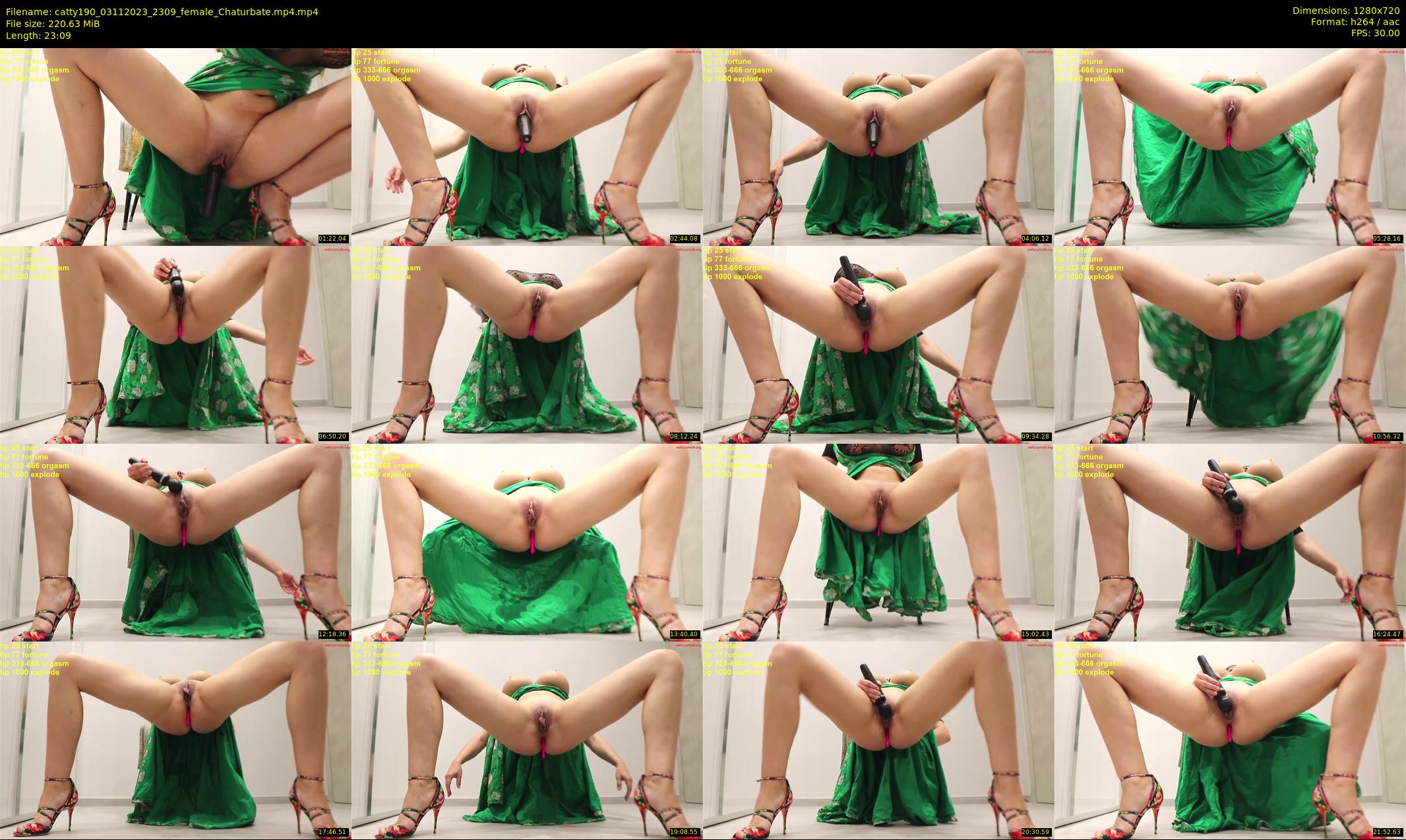 catty190 — 24 minute Chaturbate female cam show recording, 720p, Nov 3, 2023