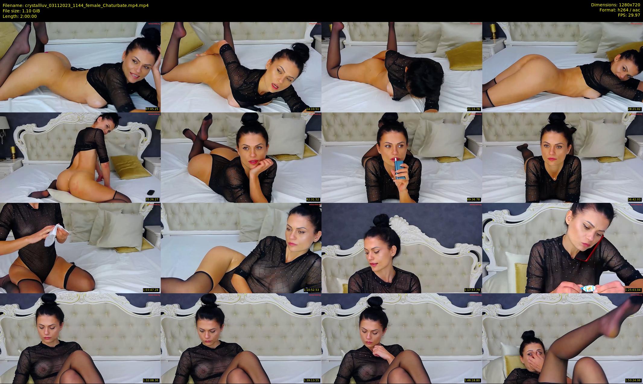 crystallluv — 120 minute Chaturbate female cam show recording, 720p, Nov 3, 2023