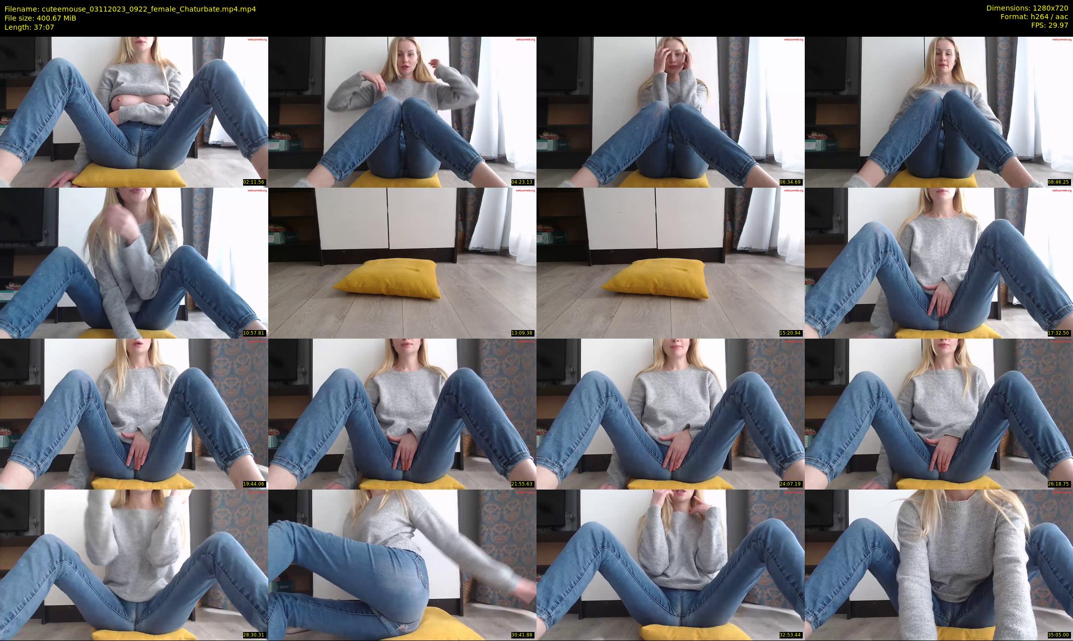 cuteemouse — 38 minute Chaturbate female cam show recording, 720p, Nov 3, 2023