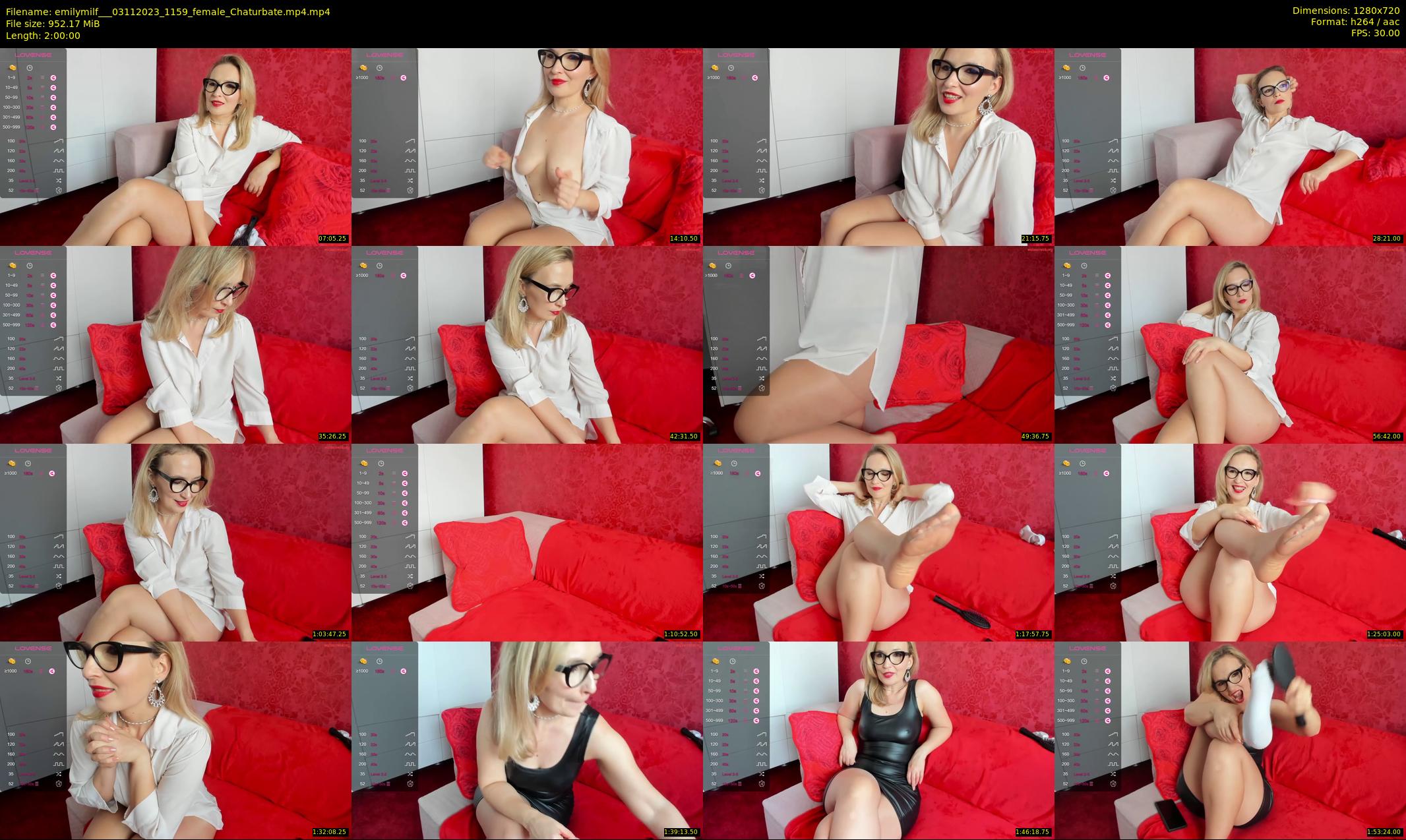 emilymilf__ — 120 minute Chaturbate female cam show recording, 720p, Nov 3, 2023